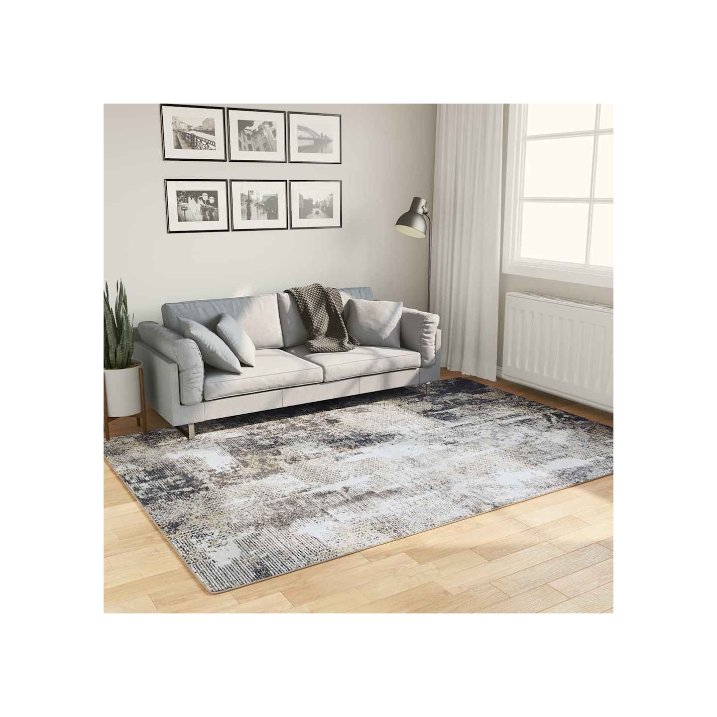 Tapis lavable multicolore 160x230 cm