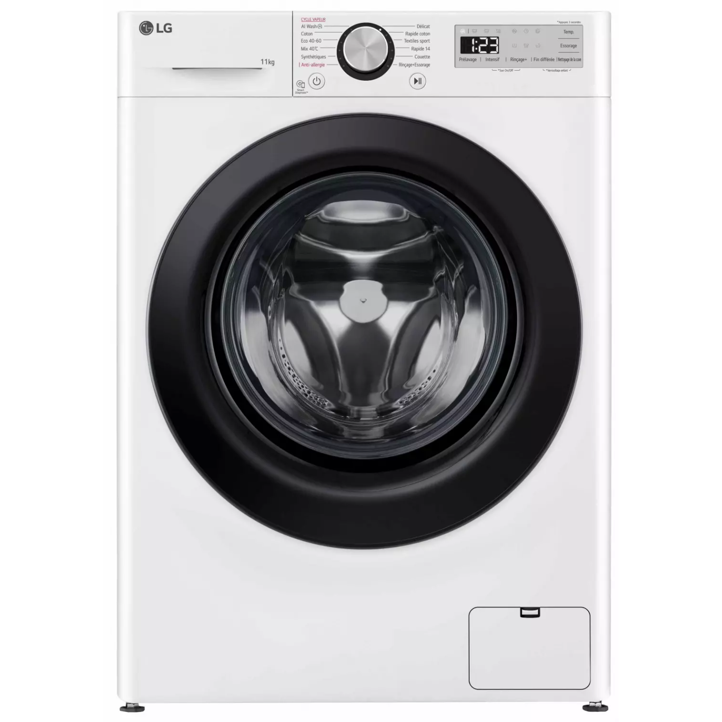 Lave-linge LG F14R15WHS 11 kg 1400 tr/min vapeur | Nimestore