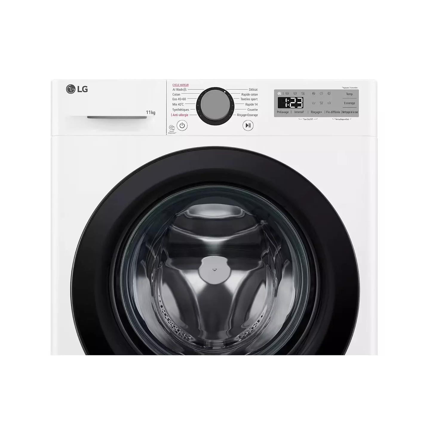 Lave-linge LG F14R15WHS 11 kg 1400 tr/min vapeur | Nimestore
