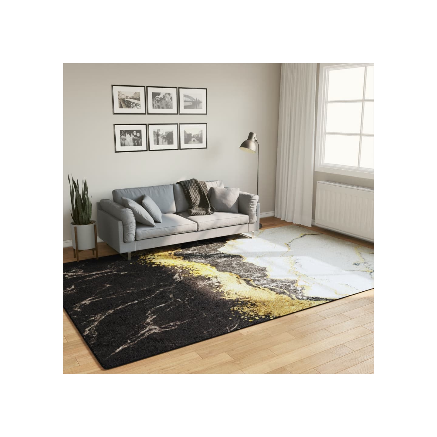 Tapis lavable multicolore 190x300 cm