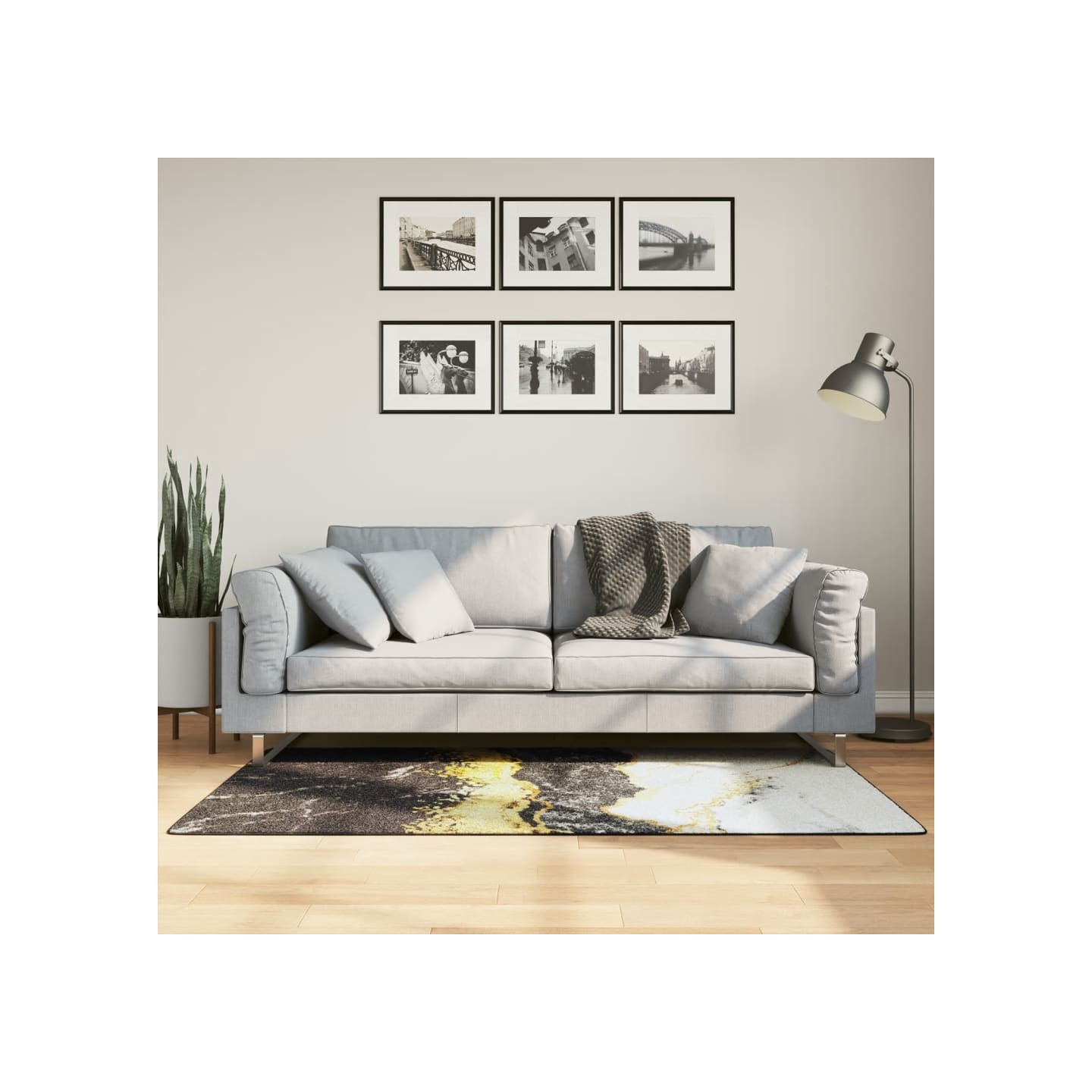 Tapis lavable multicolore 80x150 cm