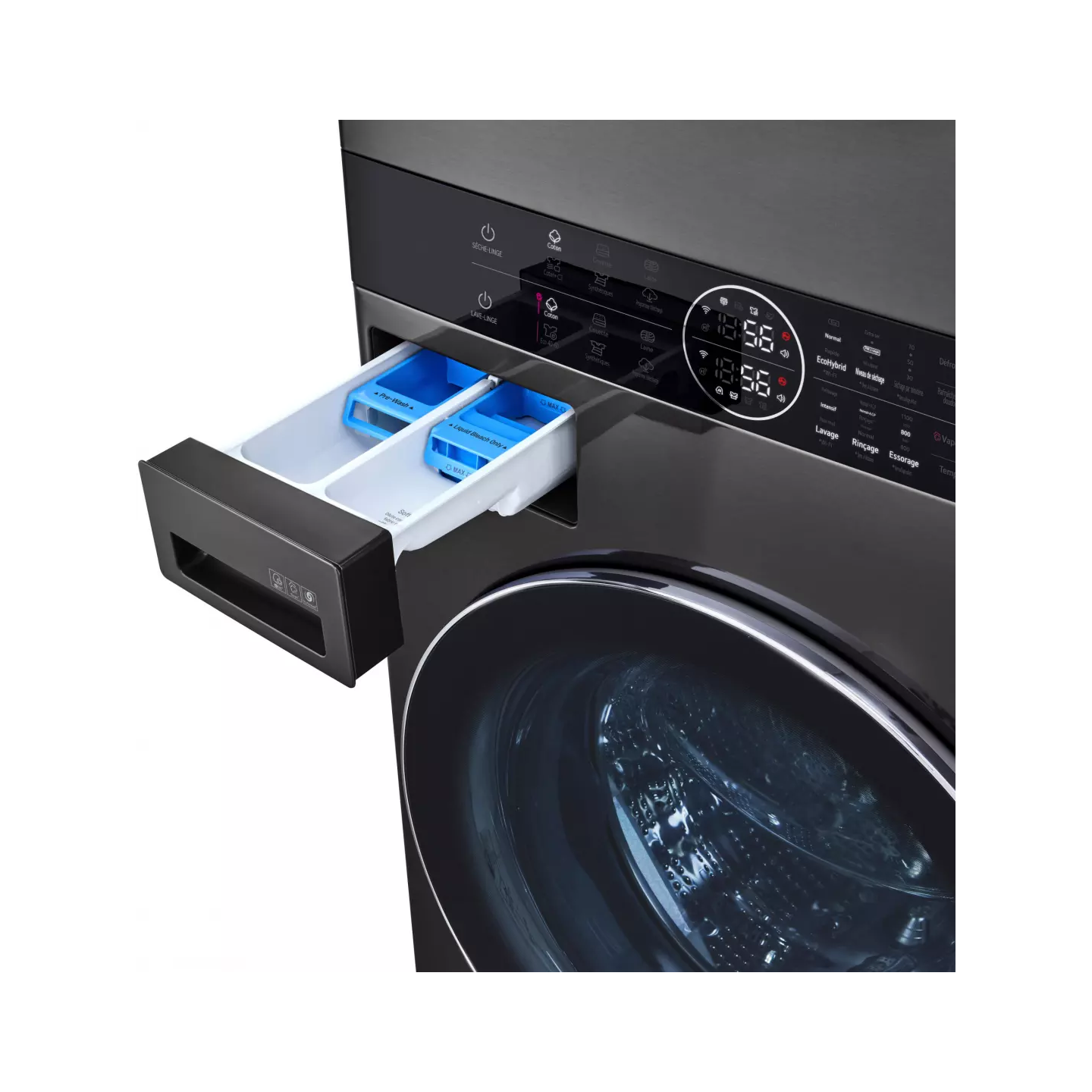 Colonne LG WashTower F761TOWERB2 17 kg / 16 kg | Nimestore
