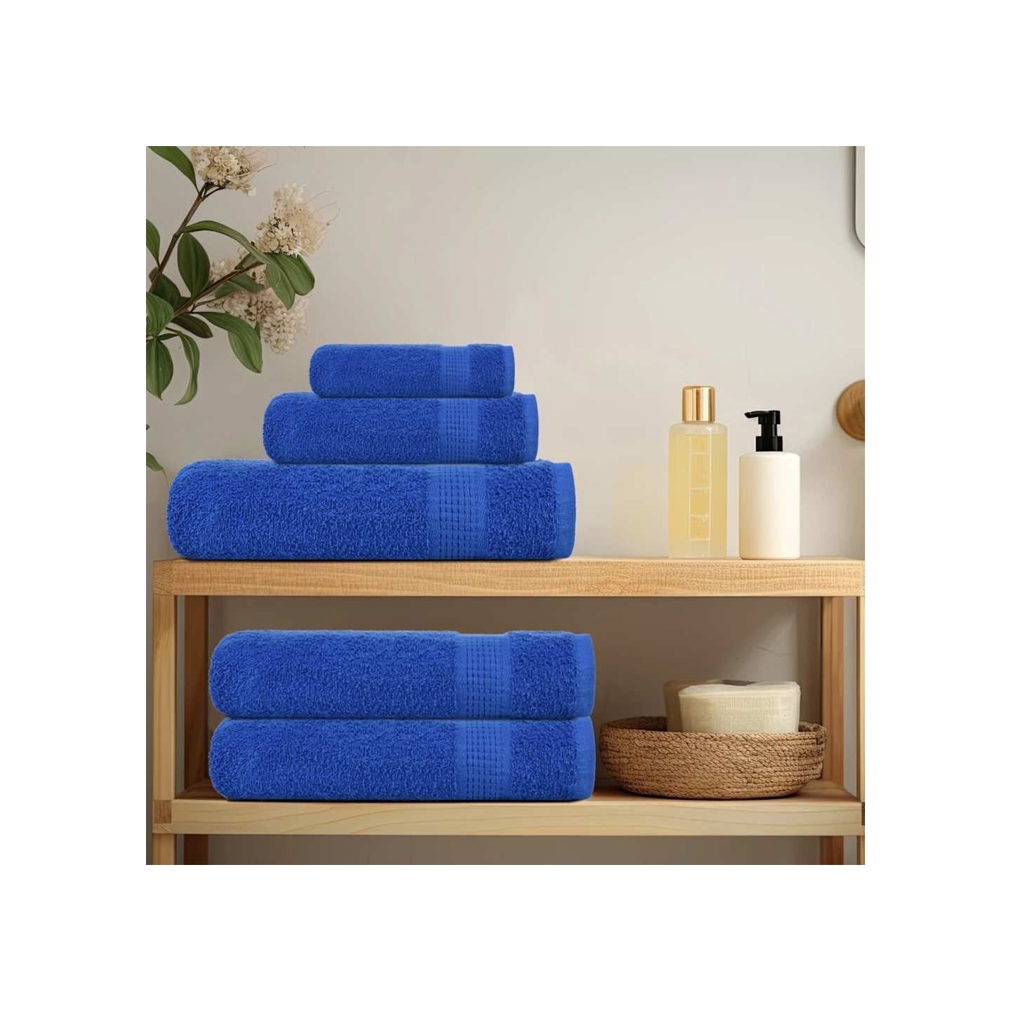 Ensemble de serviettes FROGN 8 pcs bleu 360 g/m²