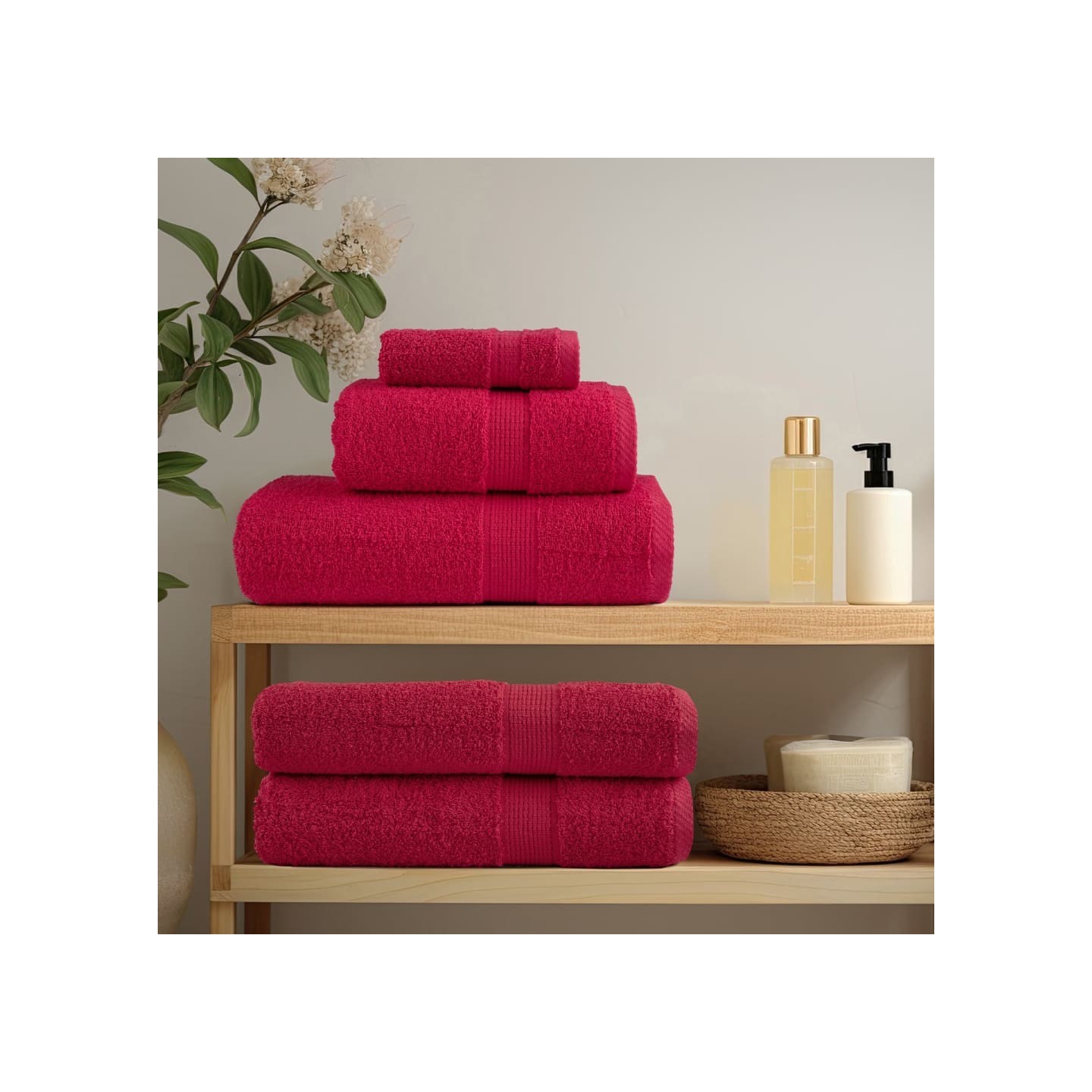Serviettes de bain de qualité supérieure SOLUND 10 pcs 600g/m²