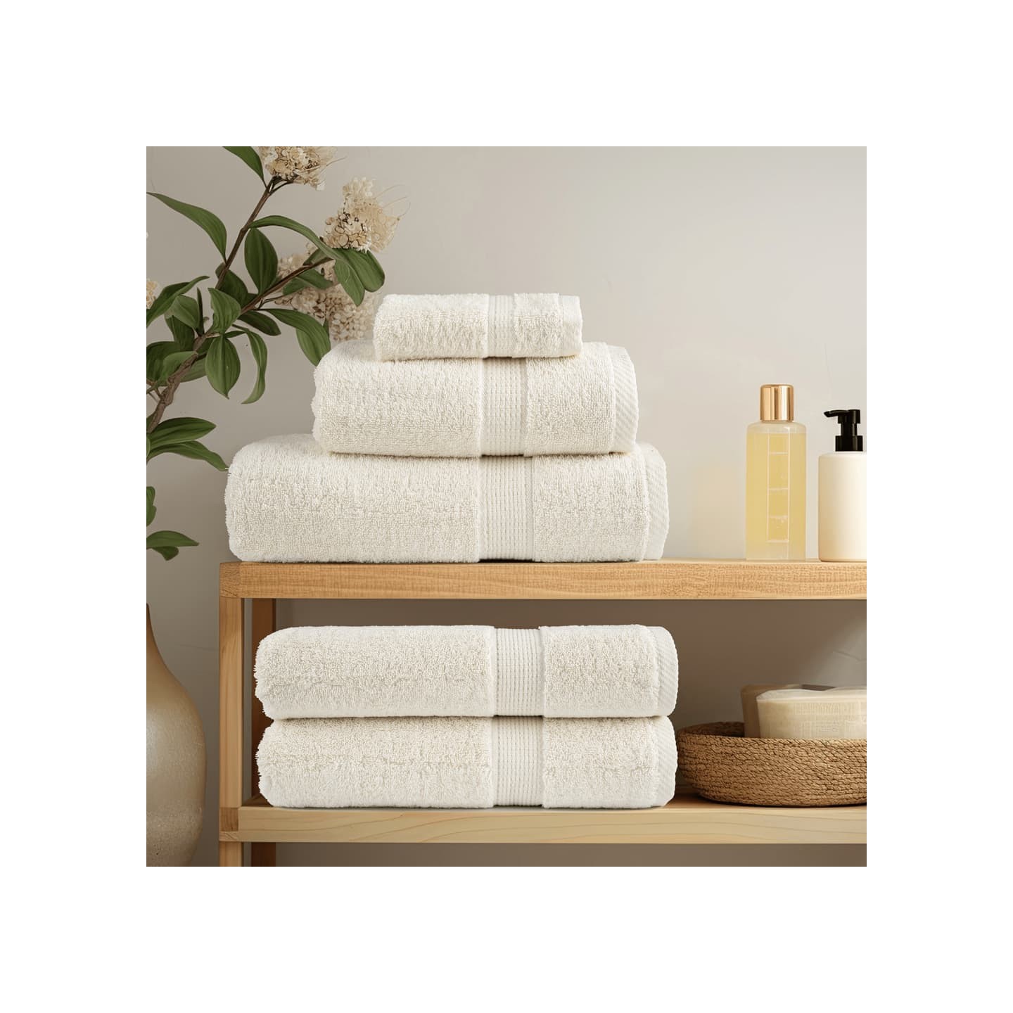 Serviettes de sauna de qualité supérieure SOLUND 10 pcs crème