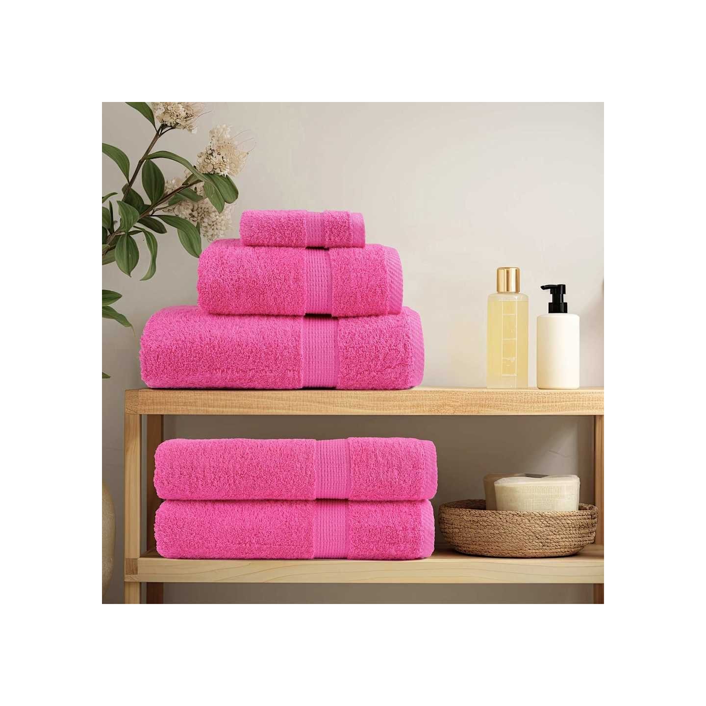 Serviettes de qualité supérieure SOLUND 2 pcs rose 600 g/m²