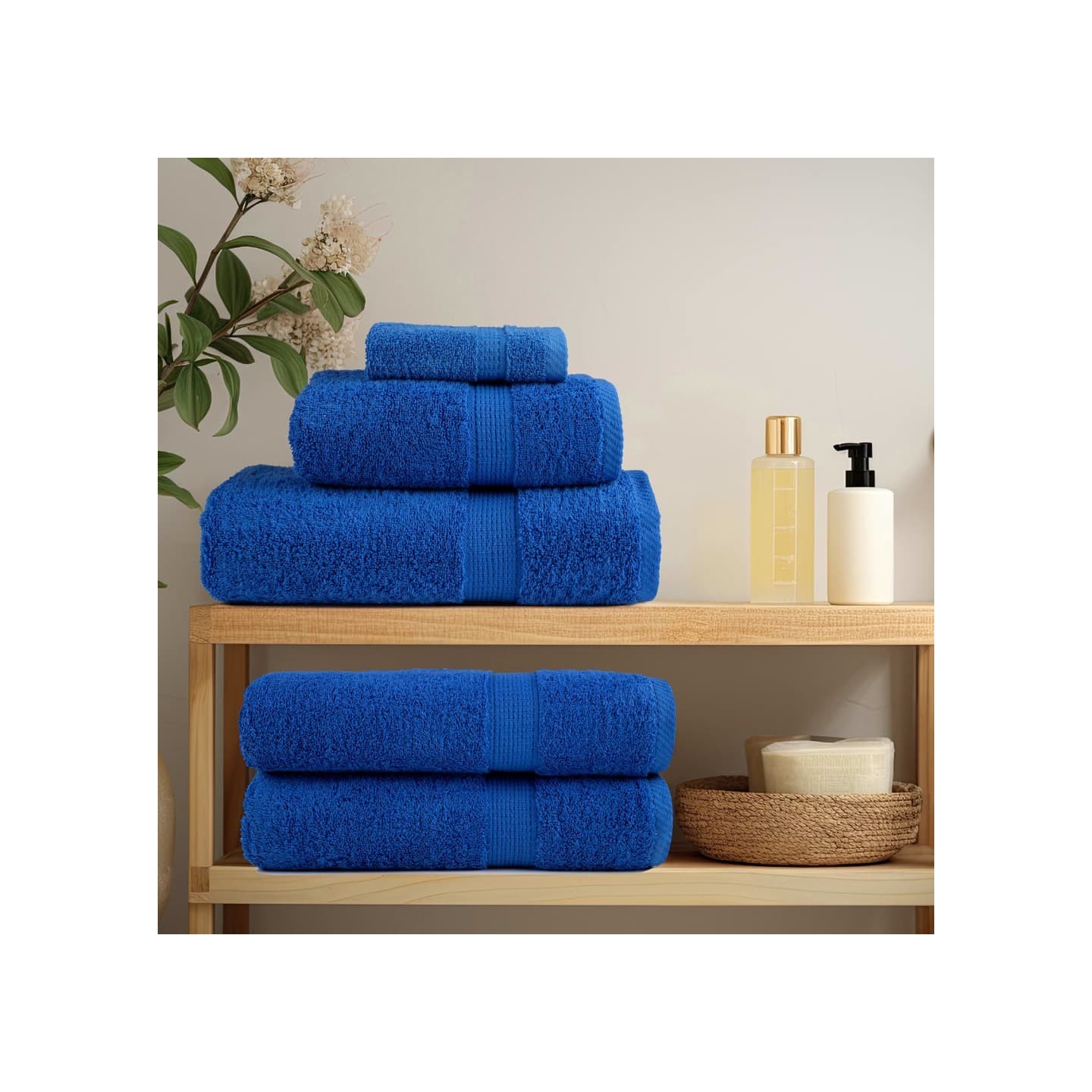 Ensemble de serviettes de qualité supérieure SOLUND 12 pcs bleu