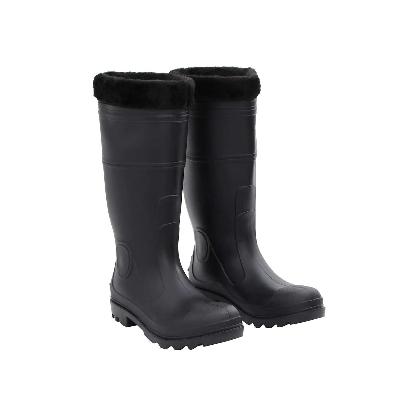 Bottes de pluie avec chaussettes amovibles noir taille 42 PVC