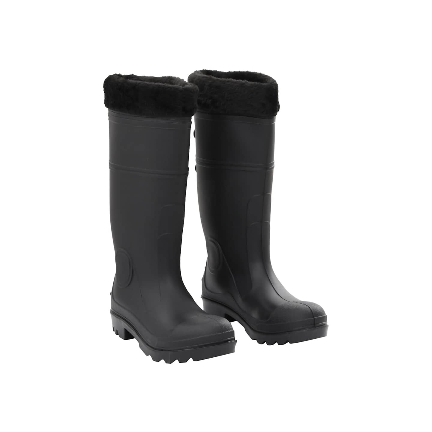 Bottes de pluie avec chaussettes amovibles noir taille 38 PVC