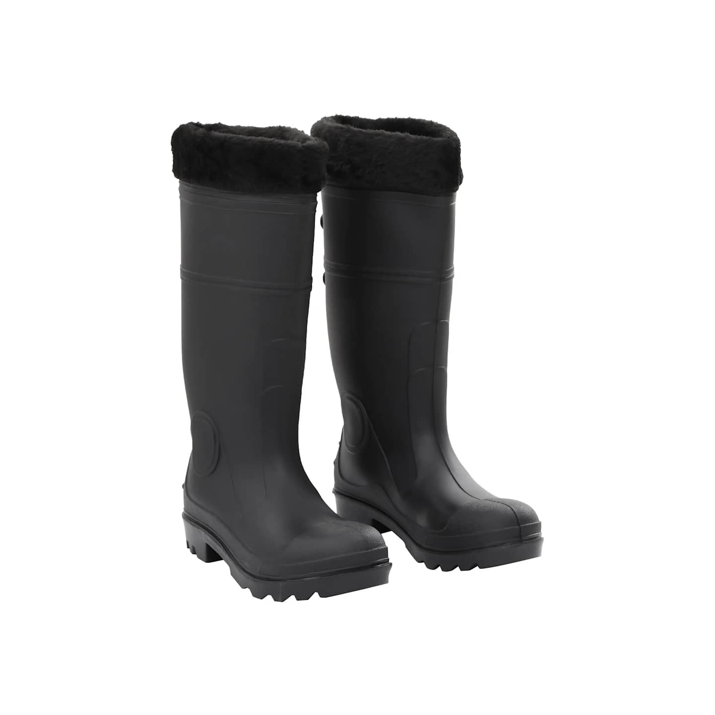 Bottes de pluie avec chaussettes amovibles noir taille 39 PVC