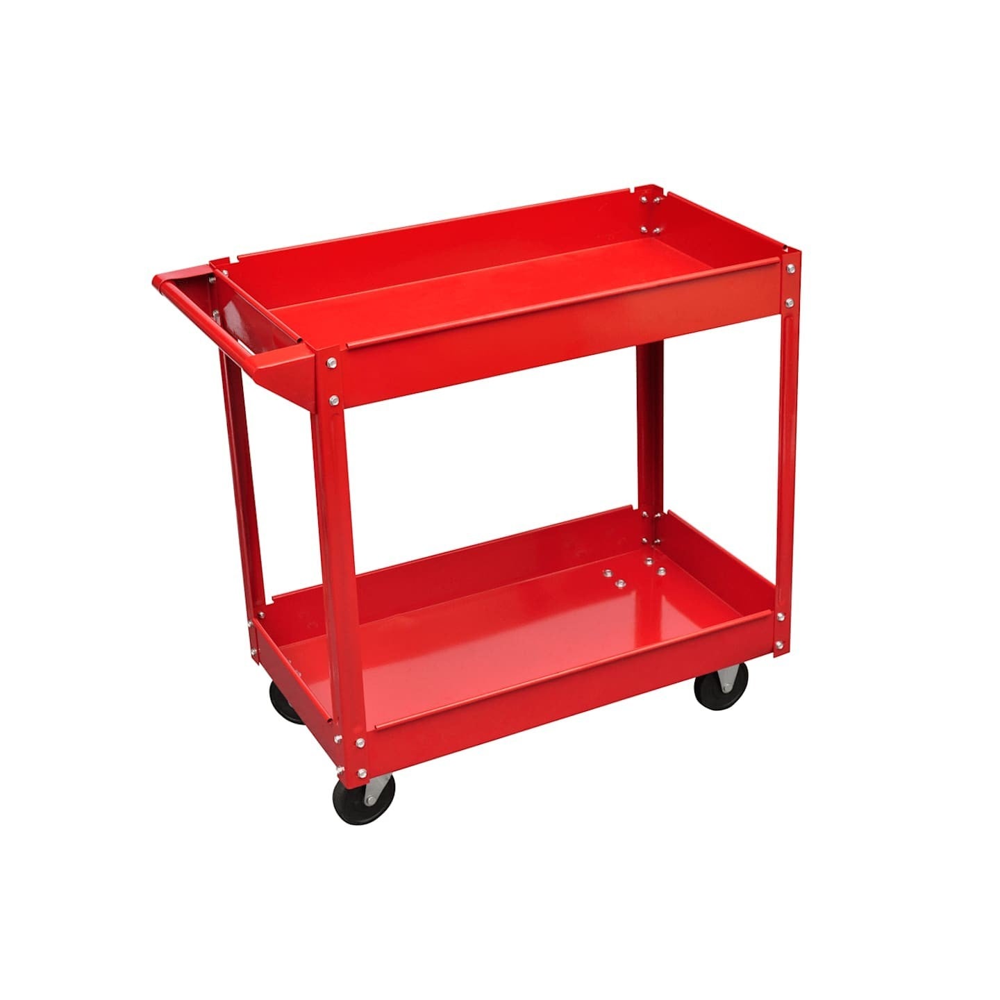 Chariot à outils d'atelier 100 kg rouge