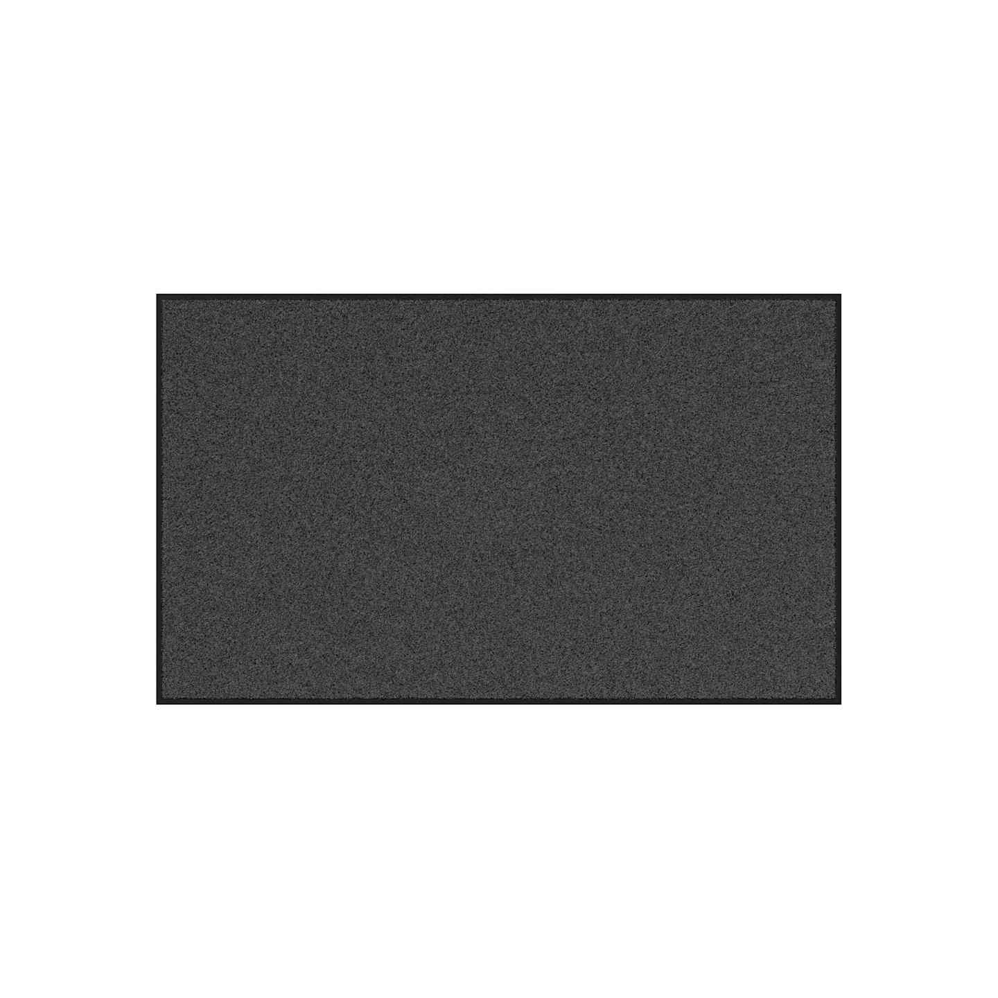 Tapis d'entrée Anthracite et noir 90 x 150 cm 100% Polyamide