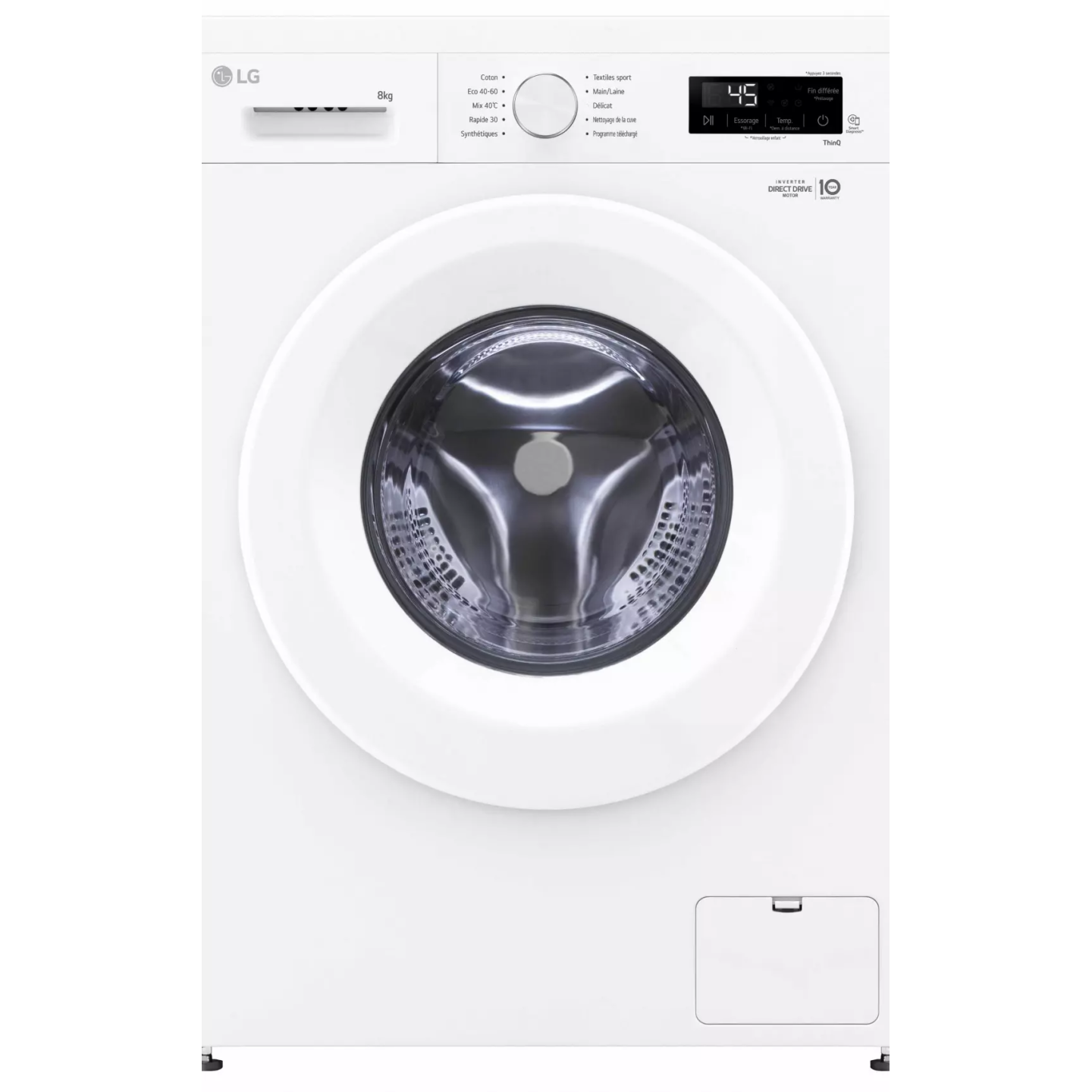 Lave-linge LG F84B13WHS 8 kg 1400 tr/min vapeur | Nimestore