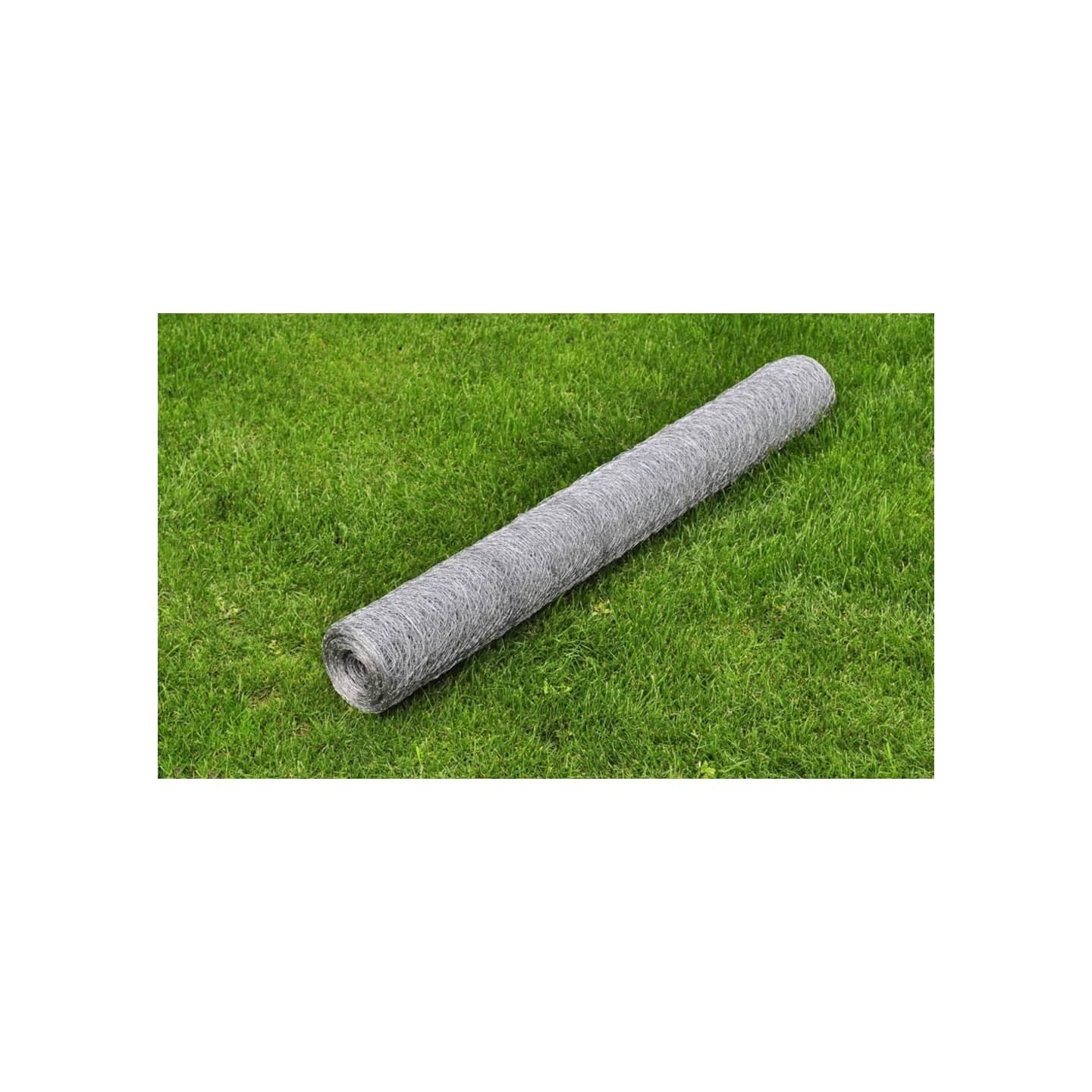 Grillage pour volière Acier galvanisé 25 x 0,75 m Argenté