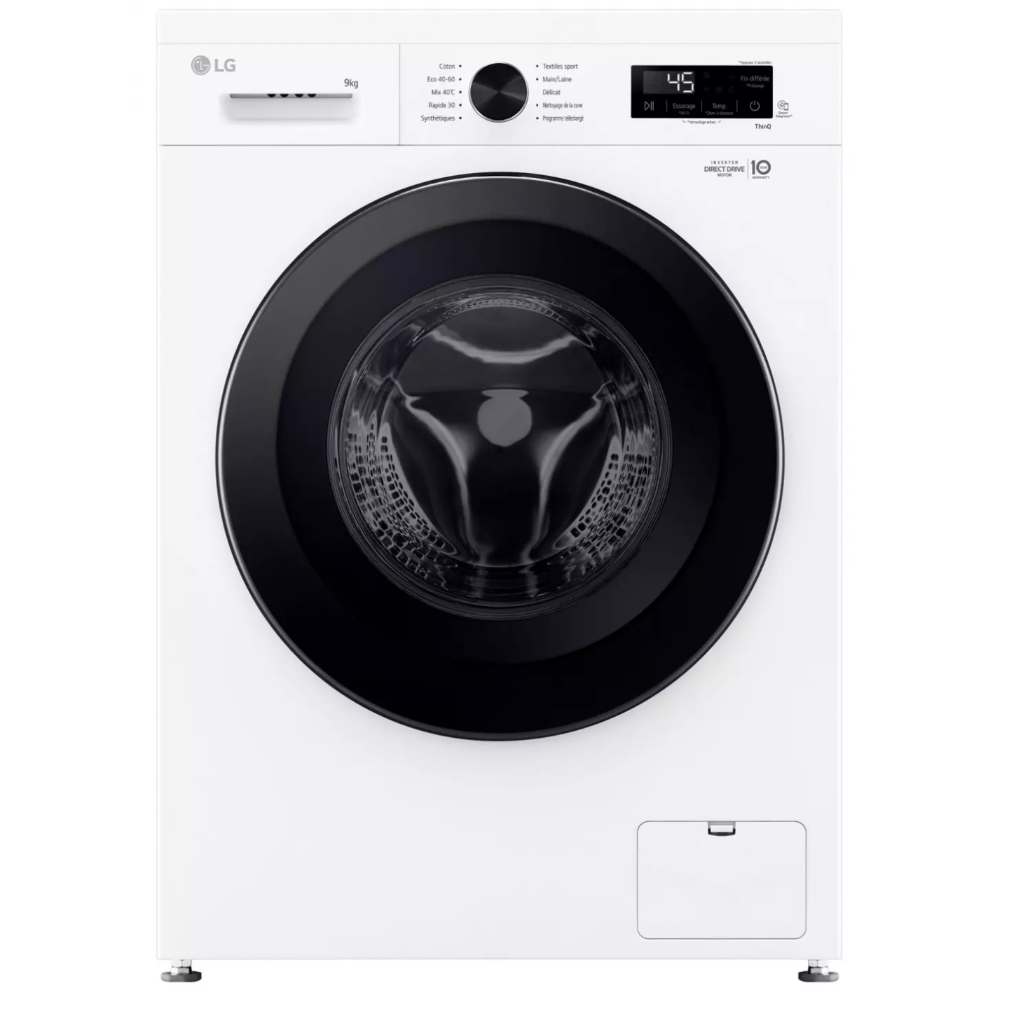 Lave-linge LG F94B15WH 9 kg Direct Drive 55 cm | Nimestore