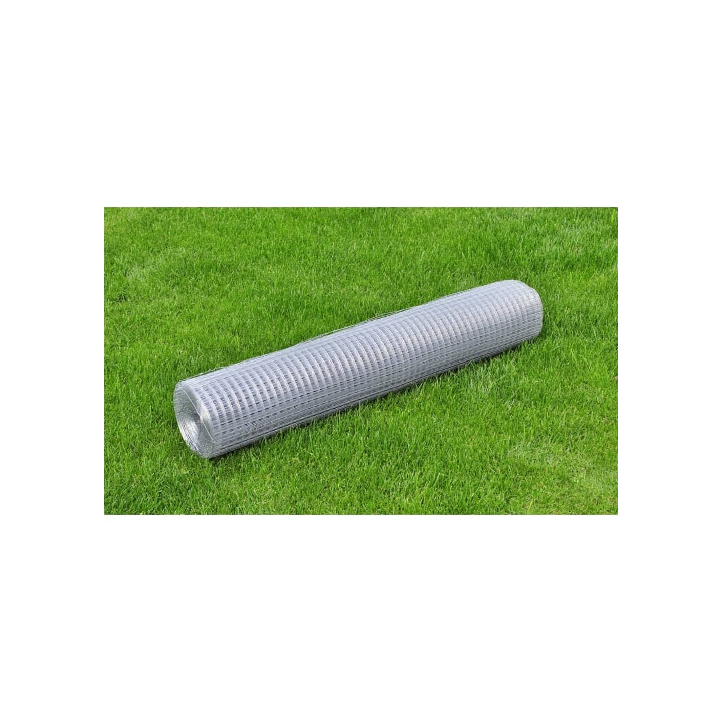 Grillage pour volière acier galvanisé 10x1 m argenté
