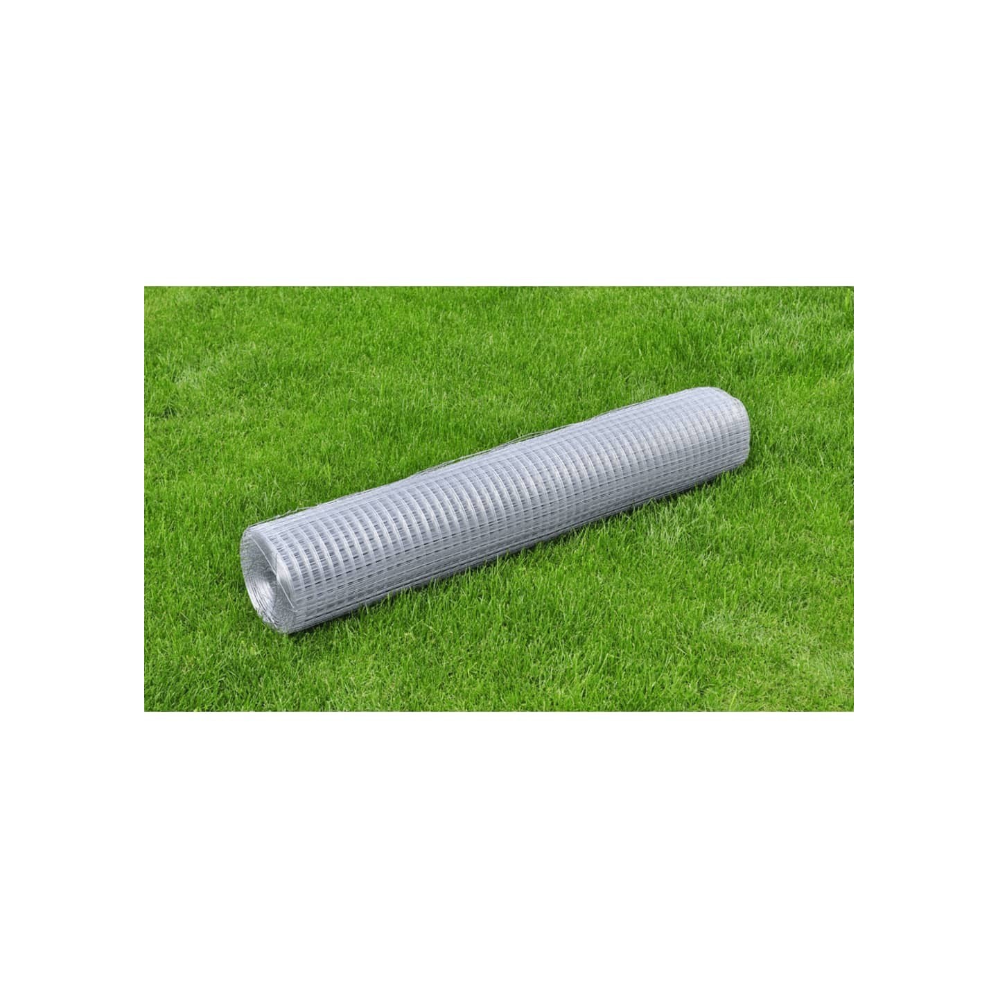 Grillage pour volière acier galvanisé 25x1 m argenté