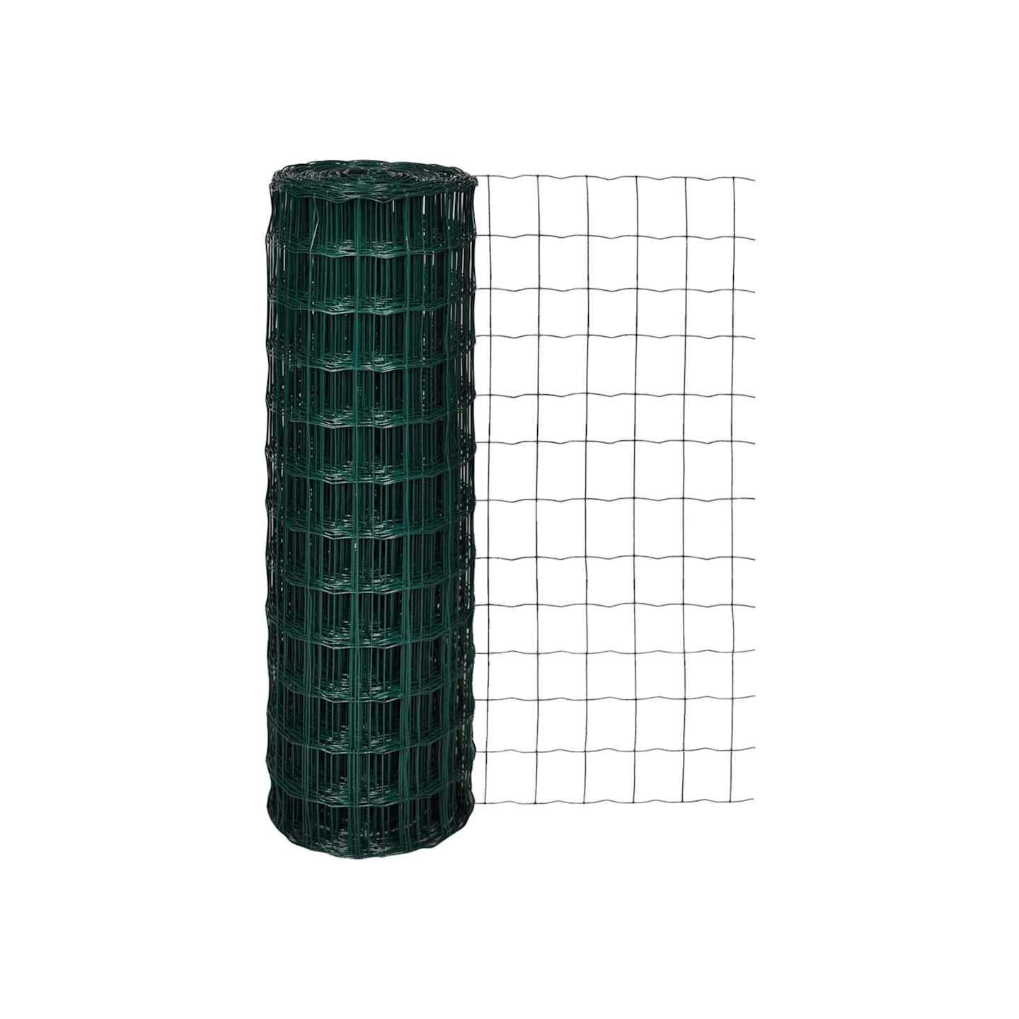 Clôture euro Acier 25 x 1,2 m Vert