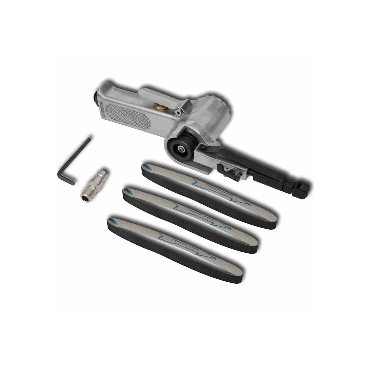 Lime pneumatique avec 3 bandes abrasives