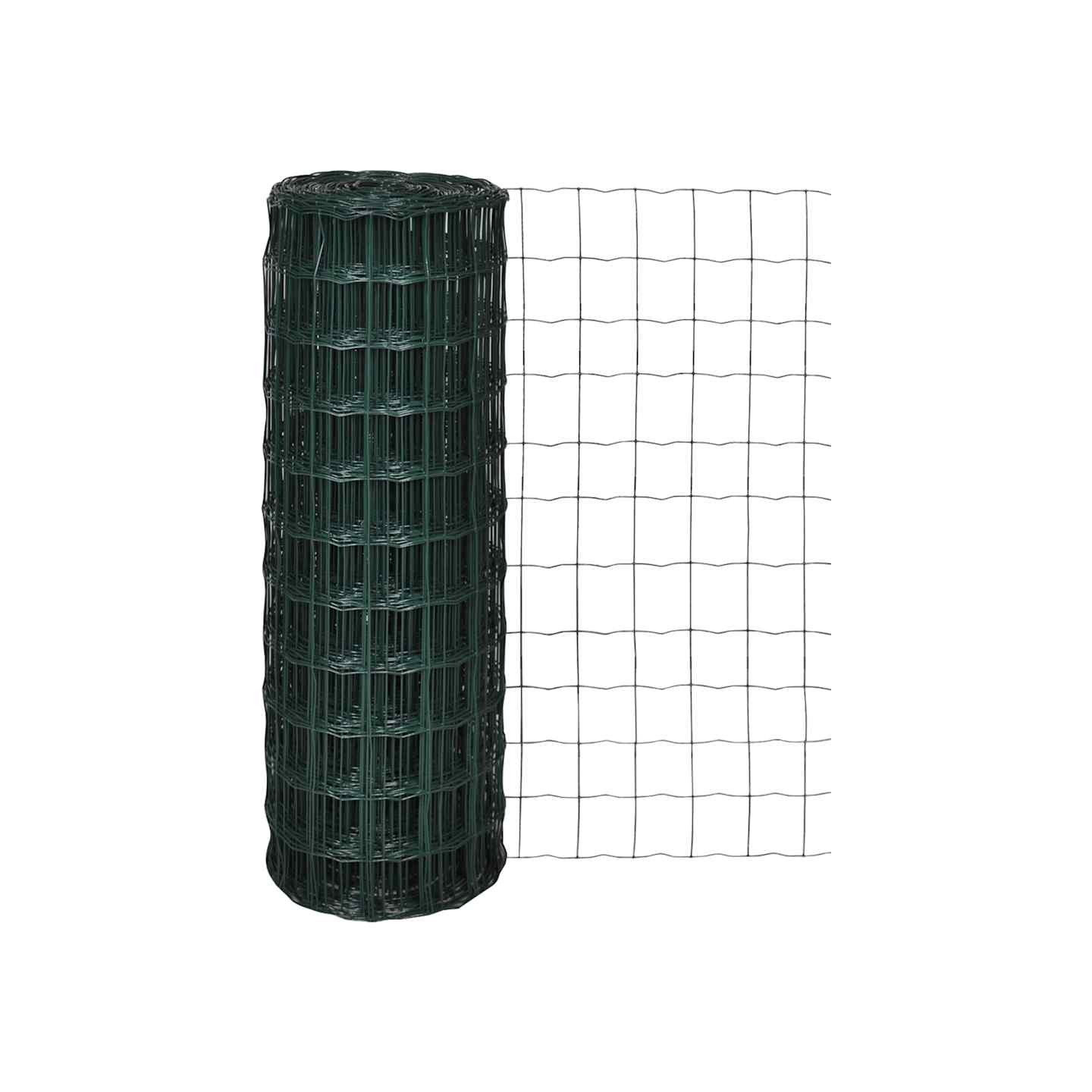 Clôture euro Acier 10 x 1,5 m Vert