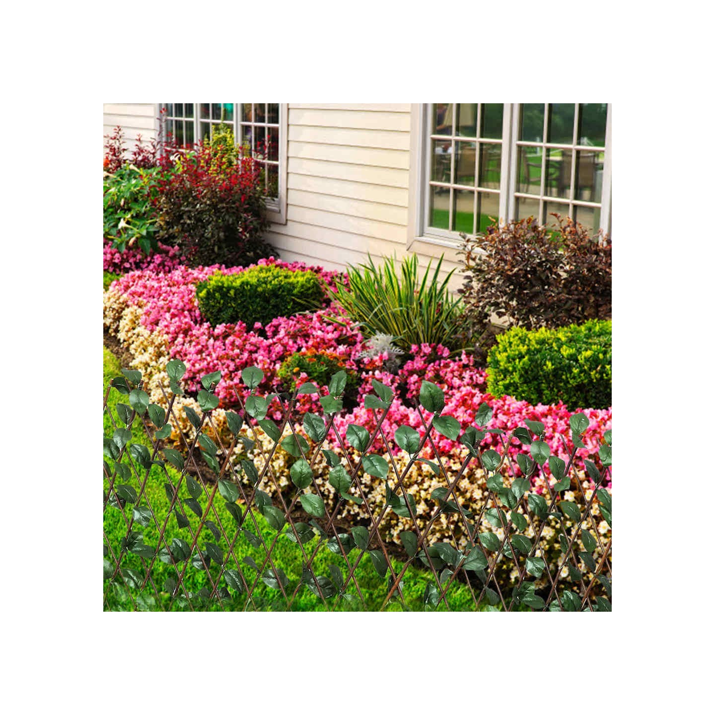 Clôture en treillis de saule 5 pcs 180x90 cm