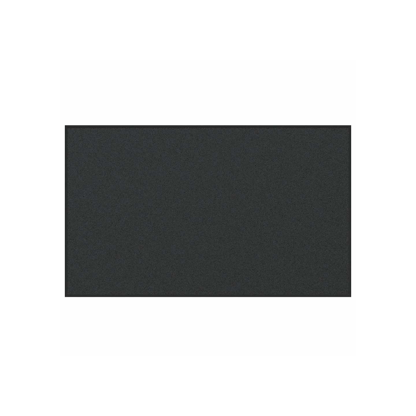 Tapis d'entrée Noir 90 x 150 cm 100% Polyamide