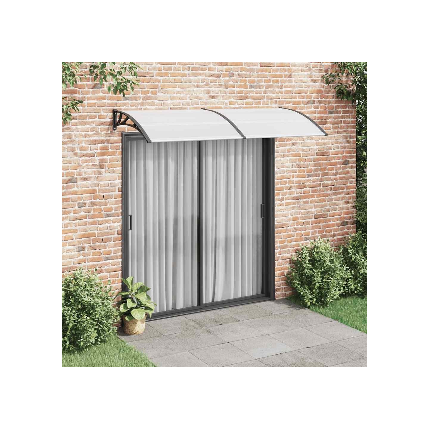 Auvent de porte 240 x 100 cm PC