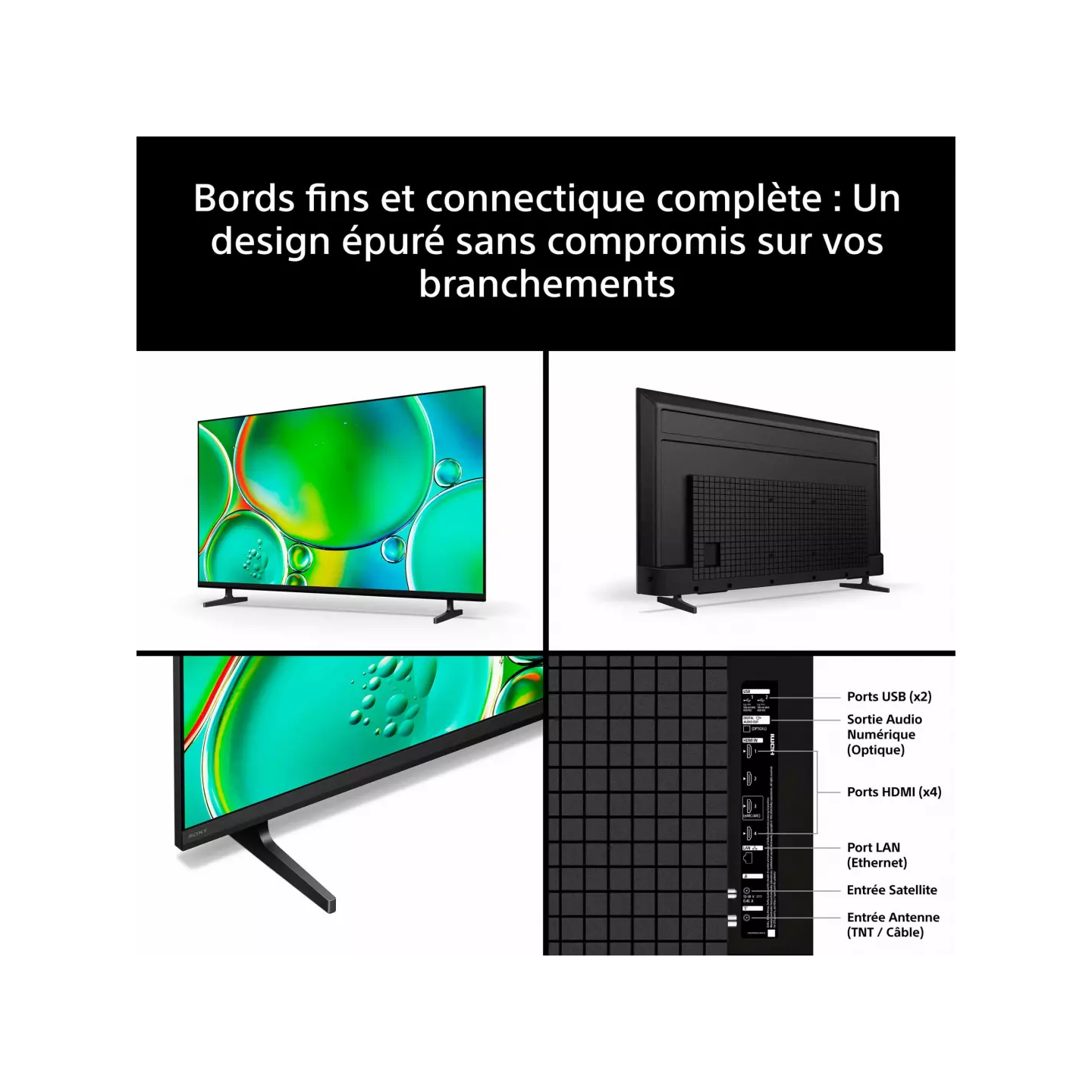TV LED Sony BRAVIA 2 II K50S25M2PB 50" 4K | Nimestore