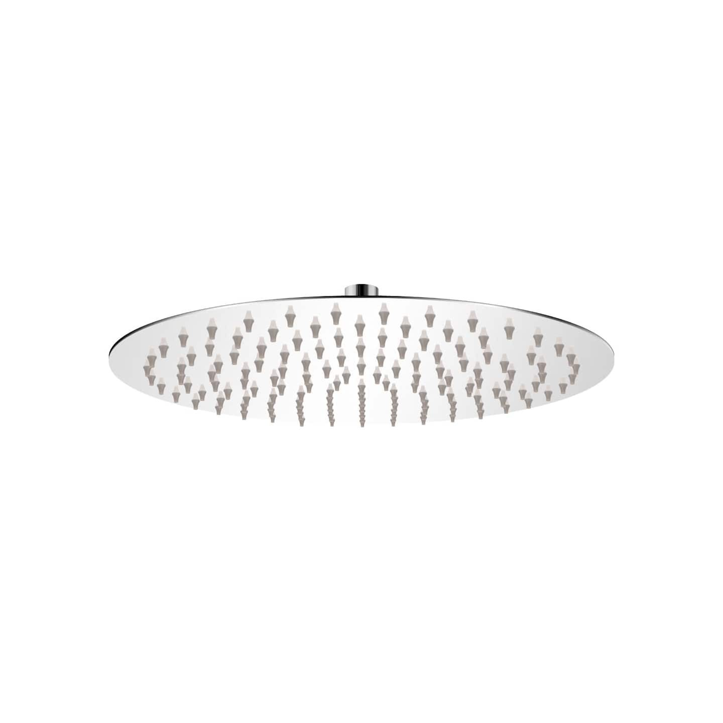 Tête de douche plongeante ronde en acier inoxydable 30 cm