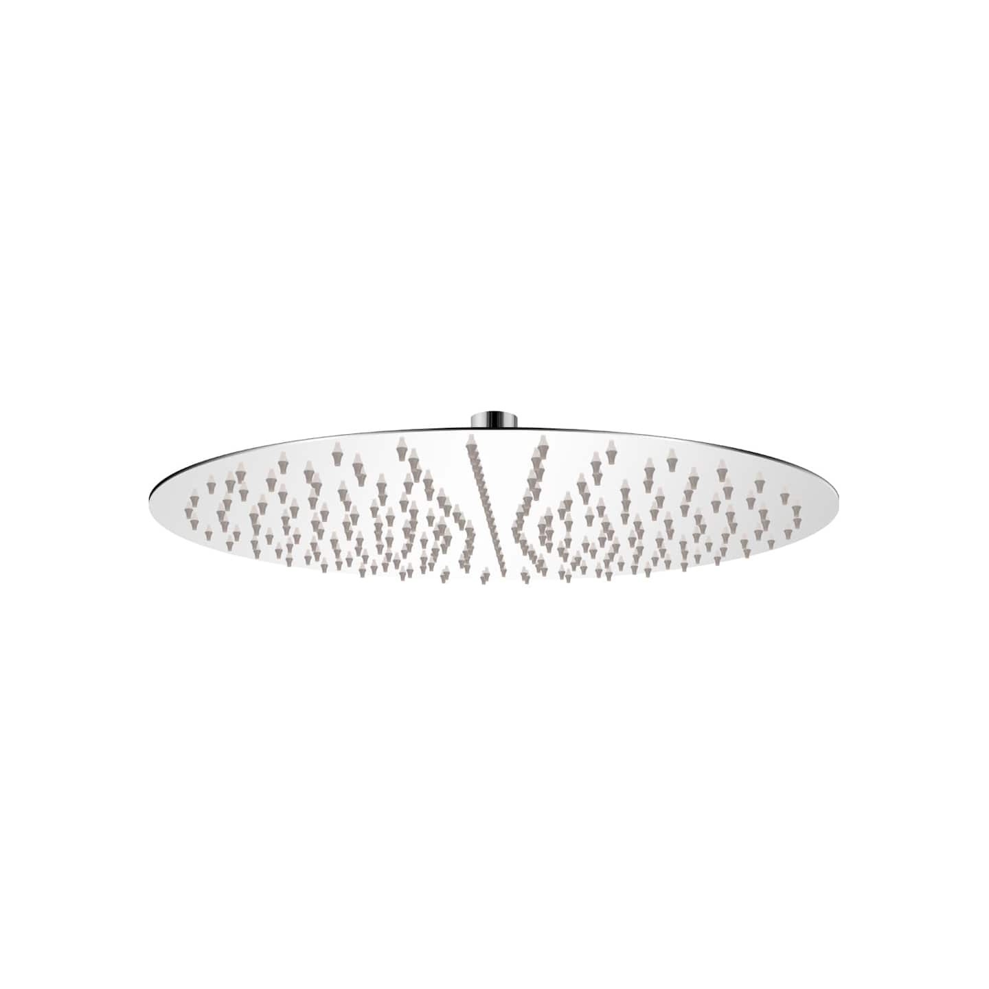 Tête de douche plongeante ronde en acier inoxydable 40 cm