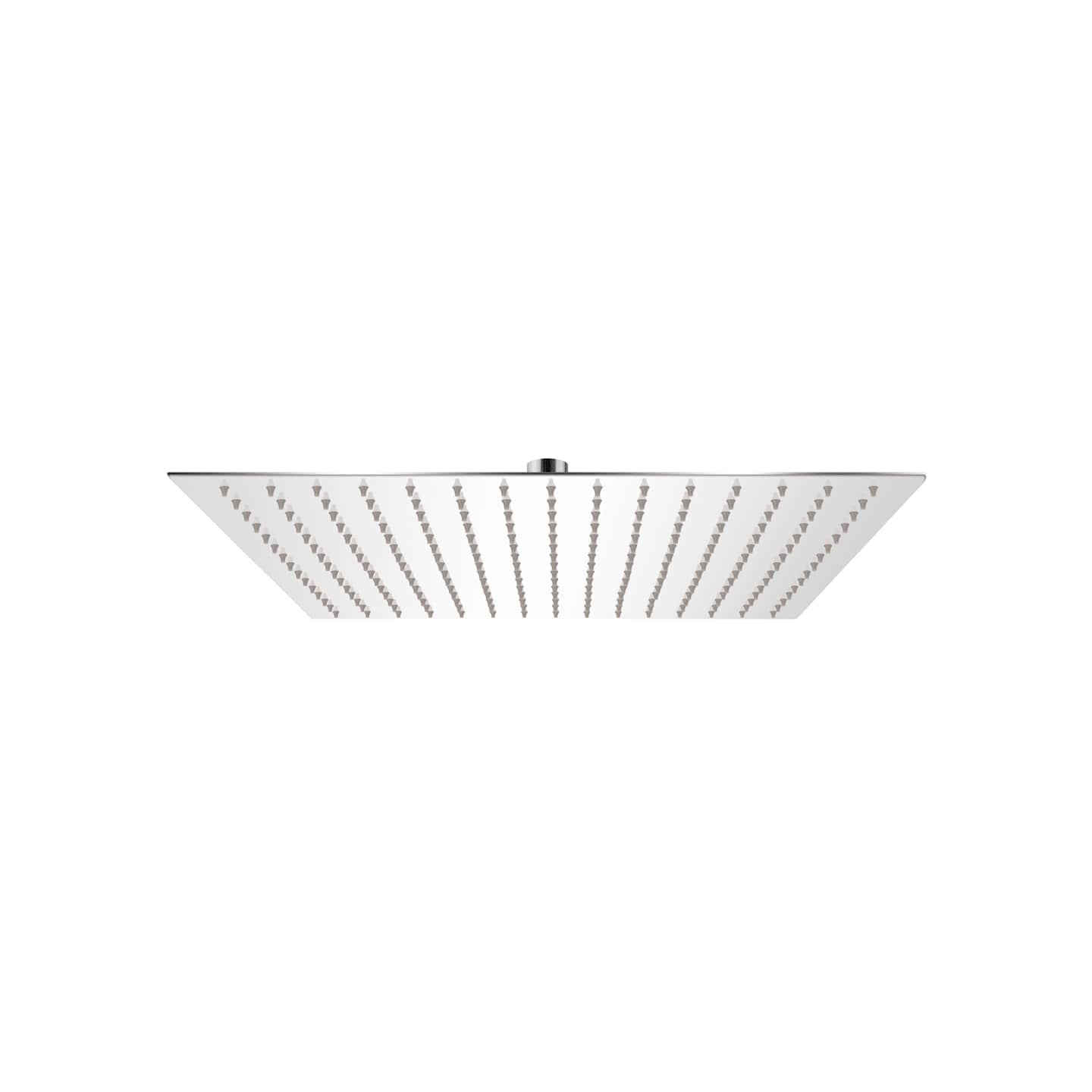 Tête de douche plongeante carrée en acier inoxydable 40x40 cm