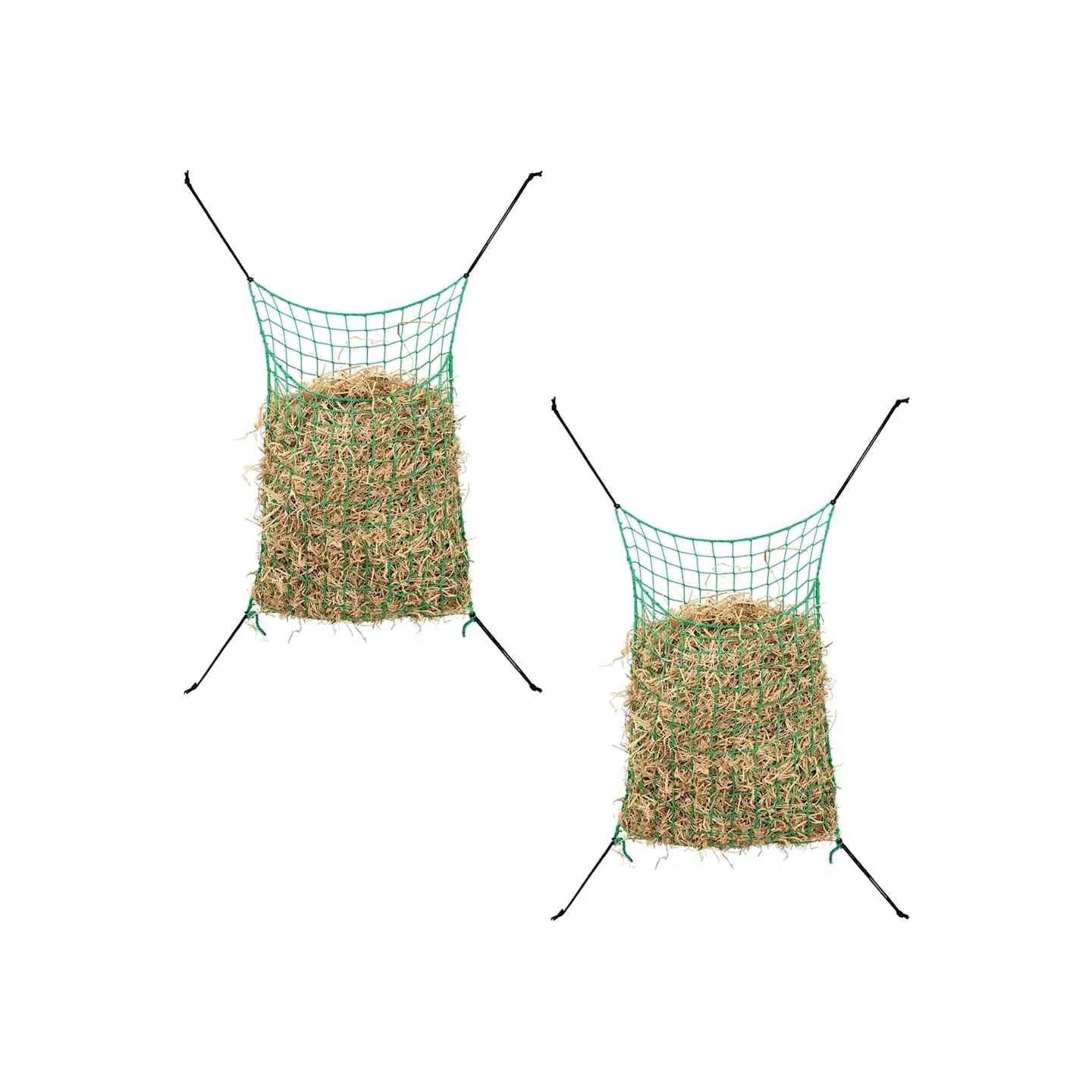 Filet à foin 2 pcs Rectangulaire 0,9 x 1 m PP