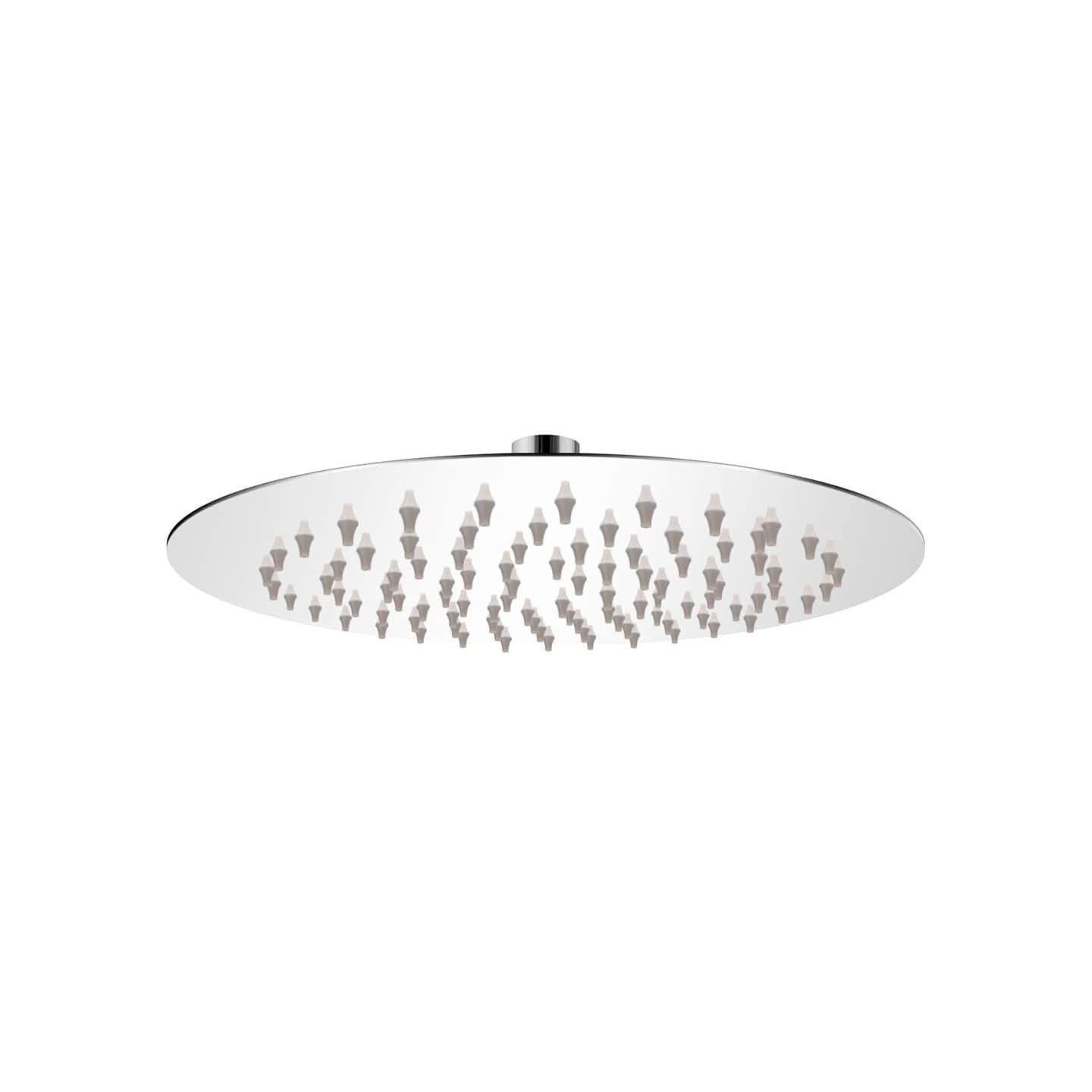 Tête de douche plongeante ronde en acier inoxydable 20 cm