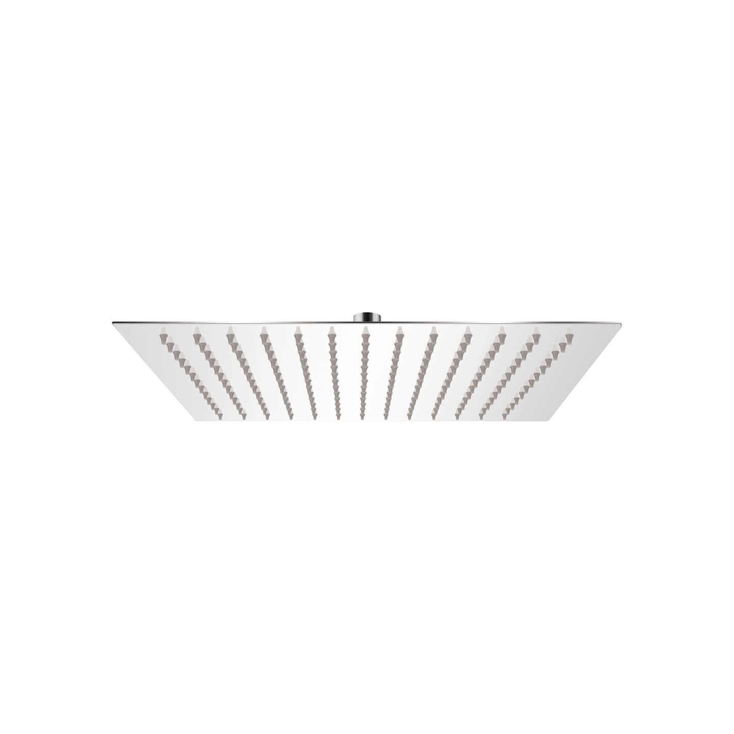 Tête de douche plongeante carrée en acier inoxydable 25x25 cm