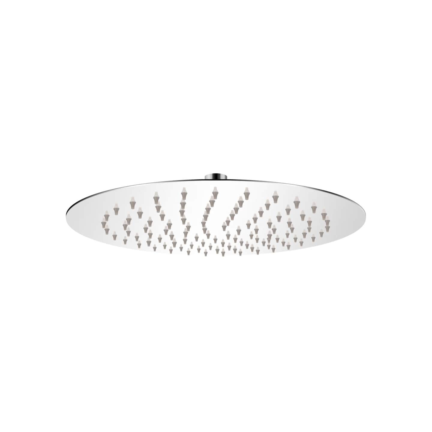 Tête de douche plongeante ronde en acier inoxydable 25 cm