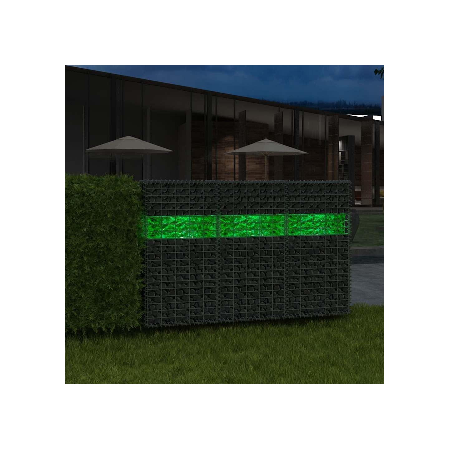 Roches de jardin Verre Vert 60-120 mm 25 kg