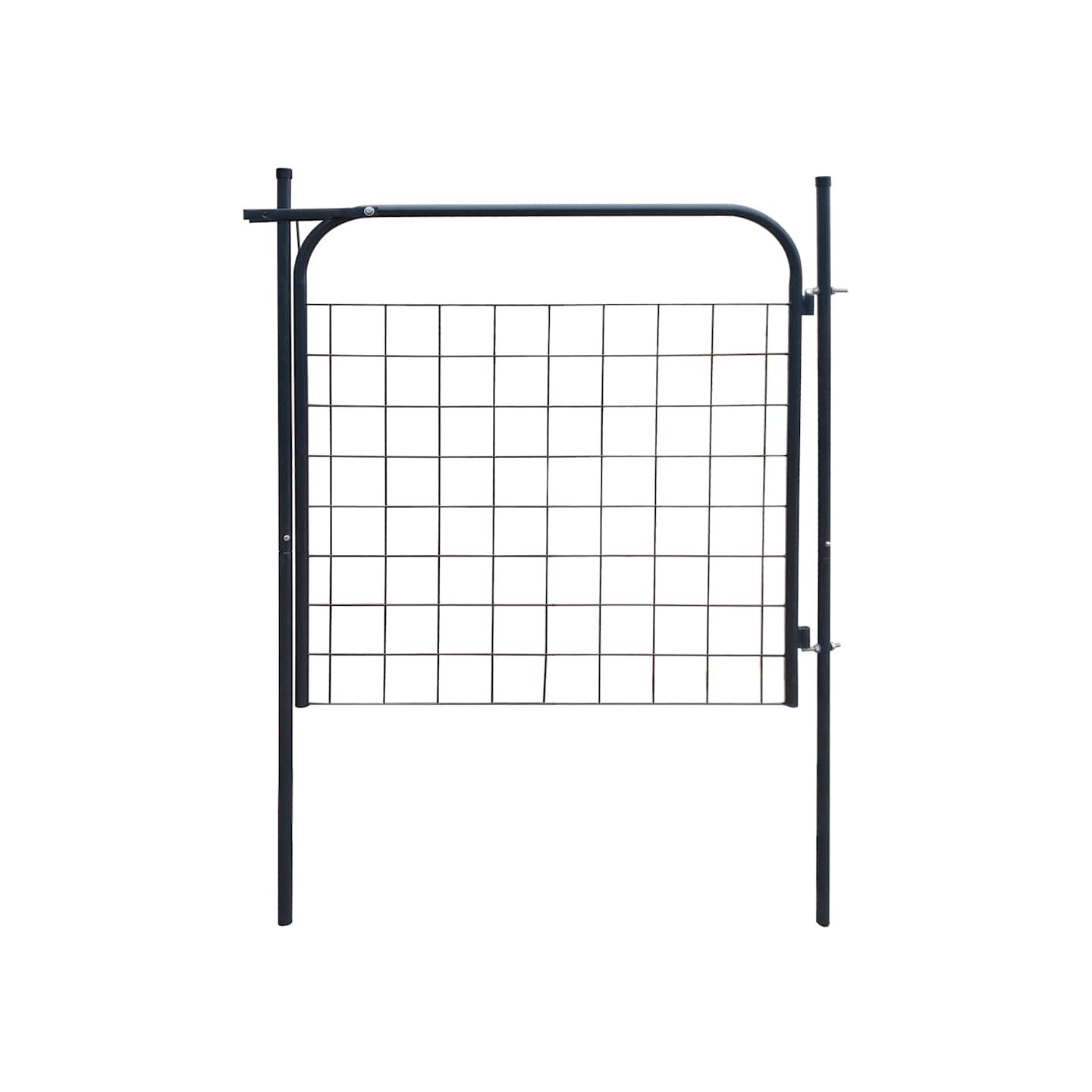 Portail de jardin 100x100 cm Anthracite