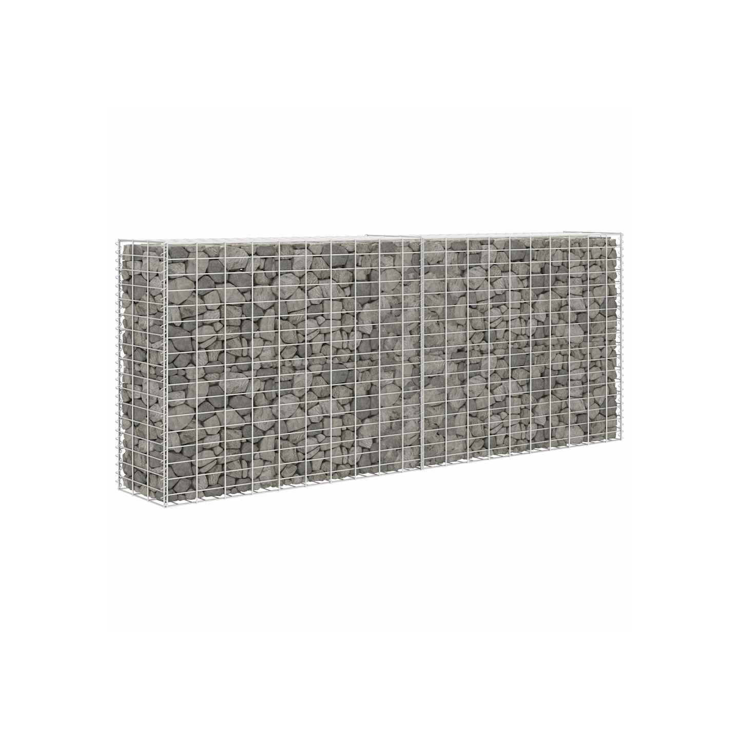 Panier de gabion Acier inoxydable 85x30x200 cm
