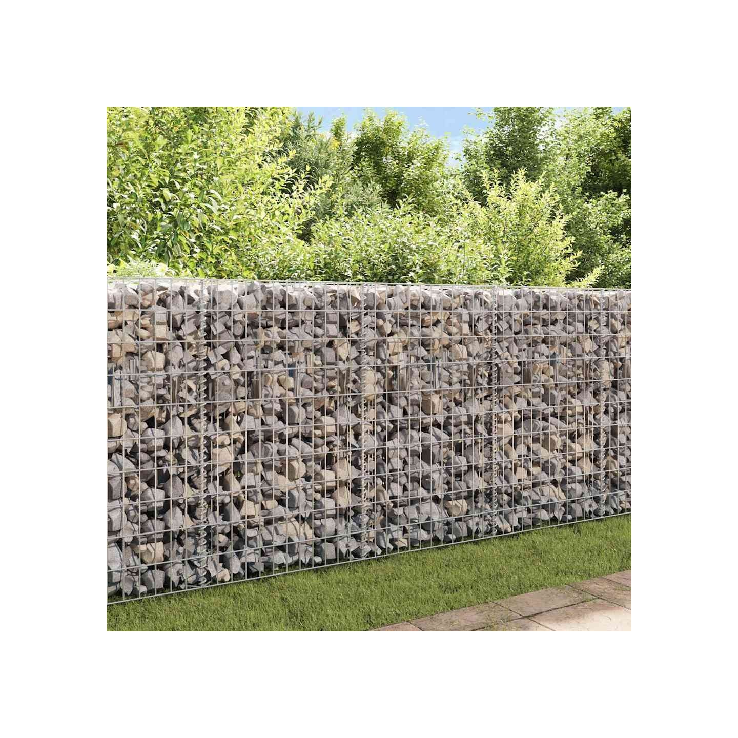 Panier de gabion Acier galvanisé 120x30x50 cm