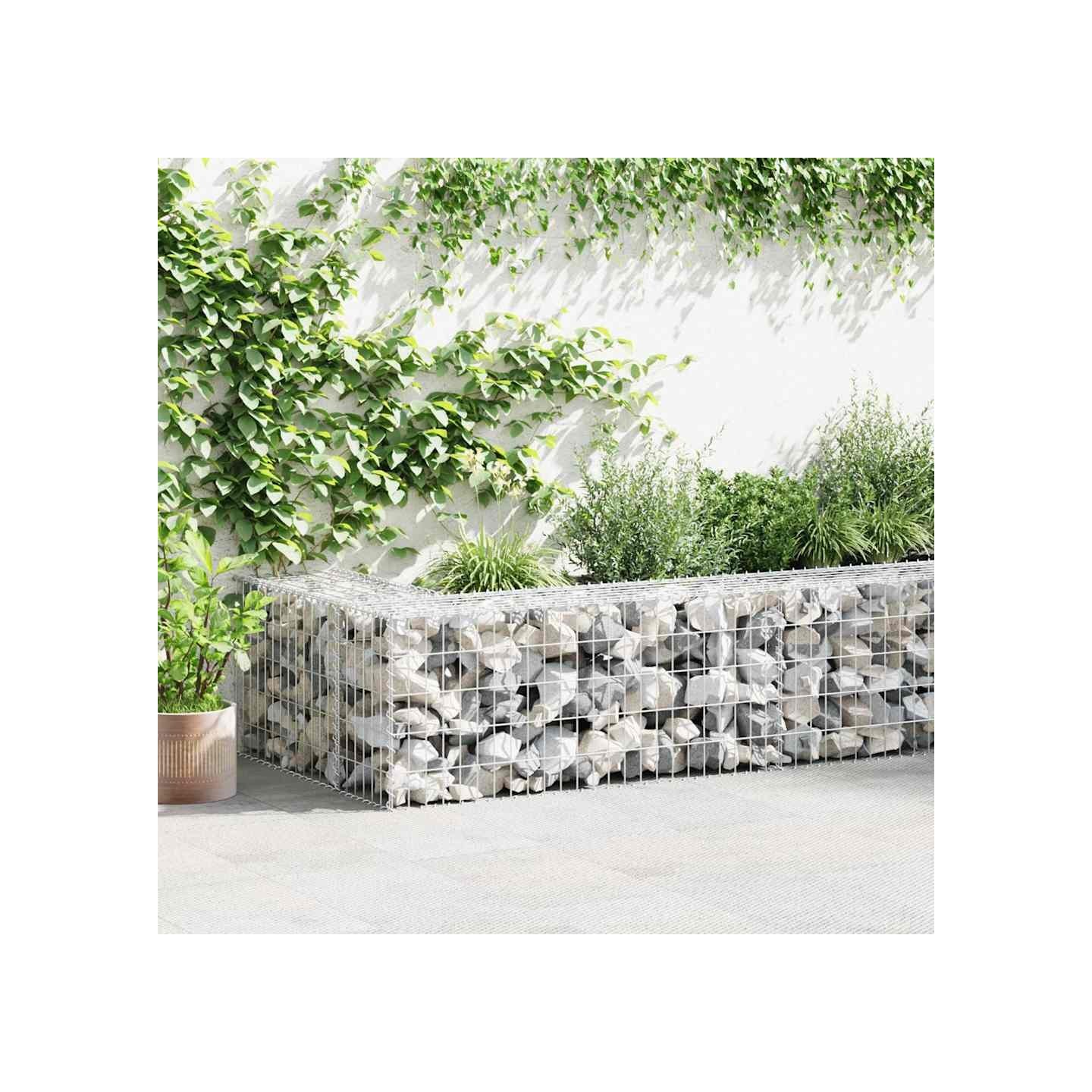 Panier de gabion Acier galvanisé 100x50x50 cm