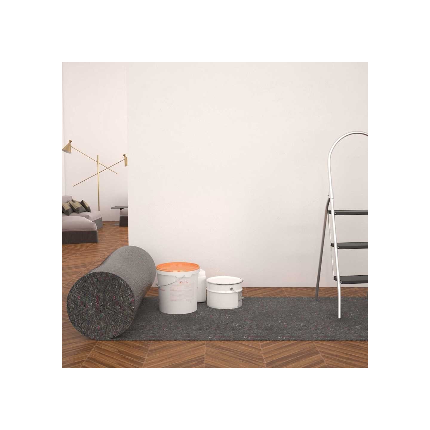Bâche de protection contre peinture 50 m 180 g/m² Gris