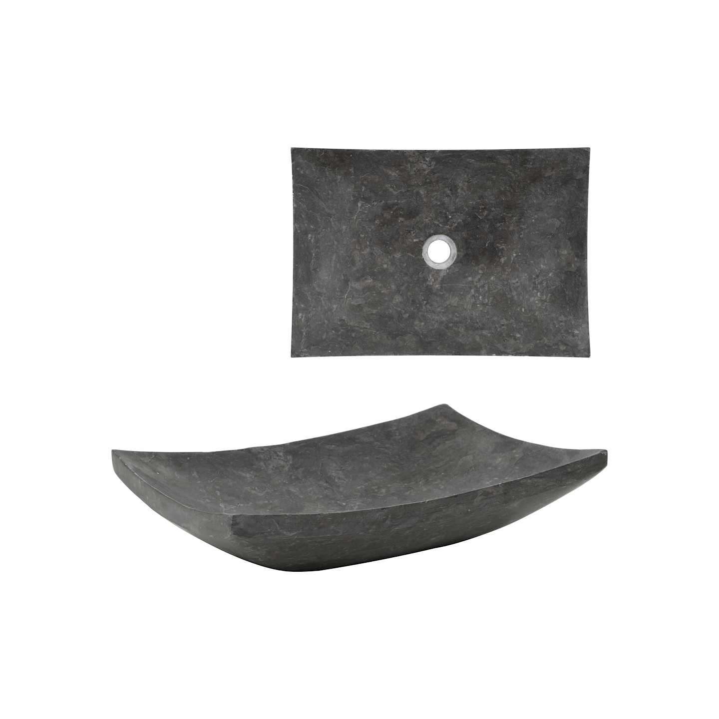 Lavabo 50 x 35 x 12 cm Marbre Noir