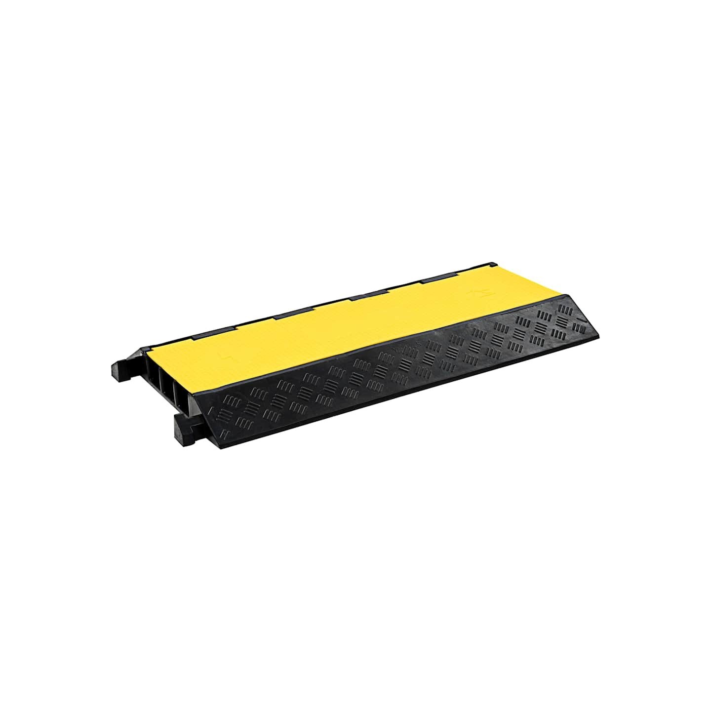 Rampe de protection de câble 3 canaux caoutchouc 93 cm