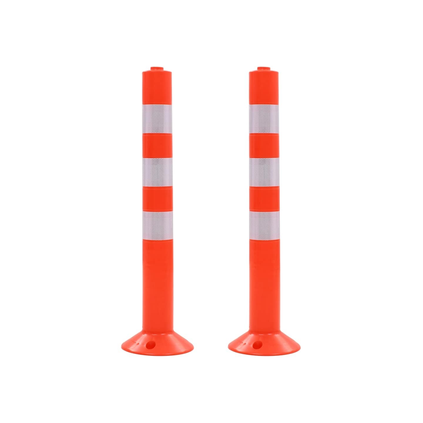 Borne de contrôle de la circulation 2 pcs Plastique 75 cm