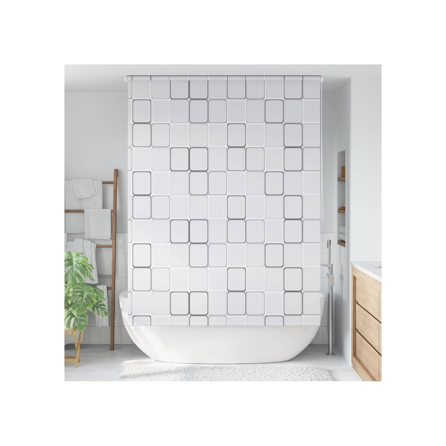 Store roulant de douche 160x240 cm Carré