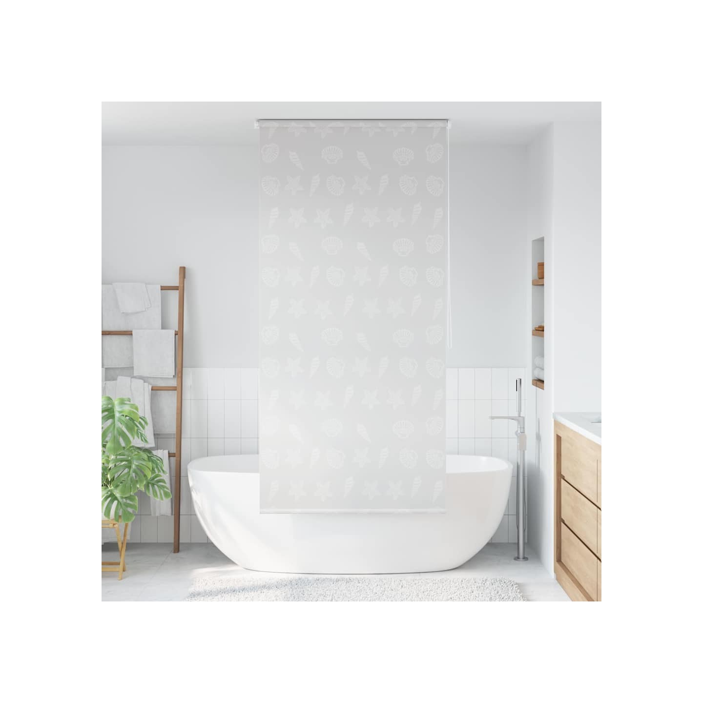 Store roulant de douche 120x240 cm Étoile de mer
