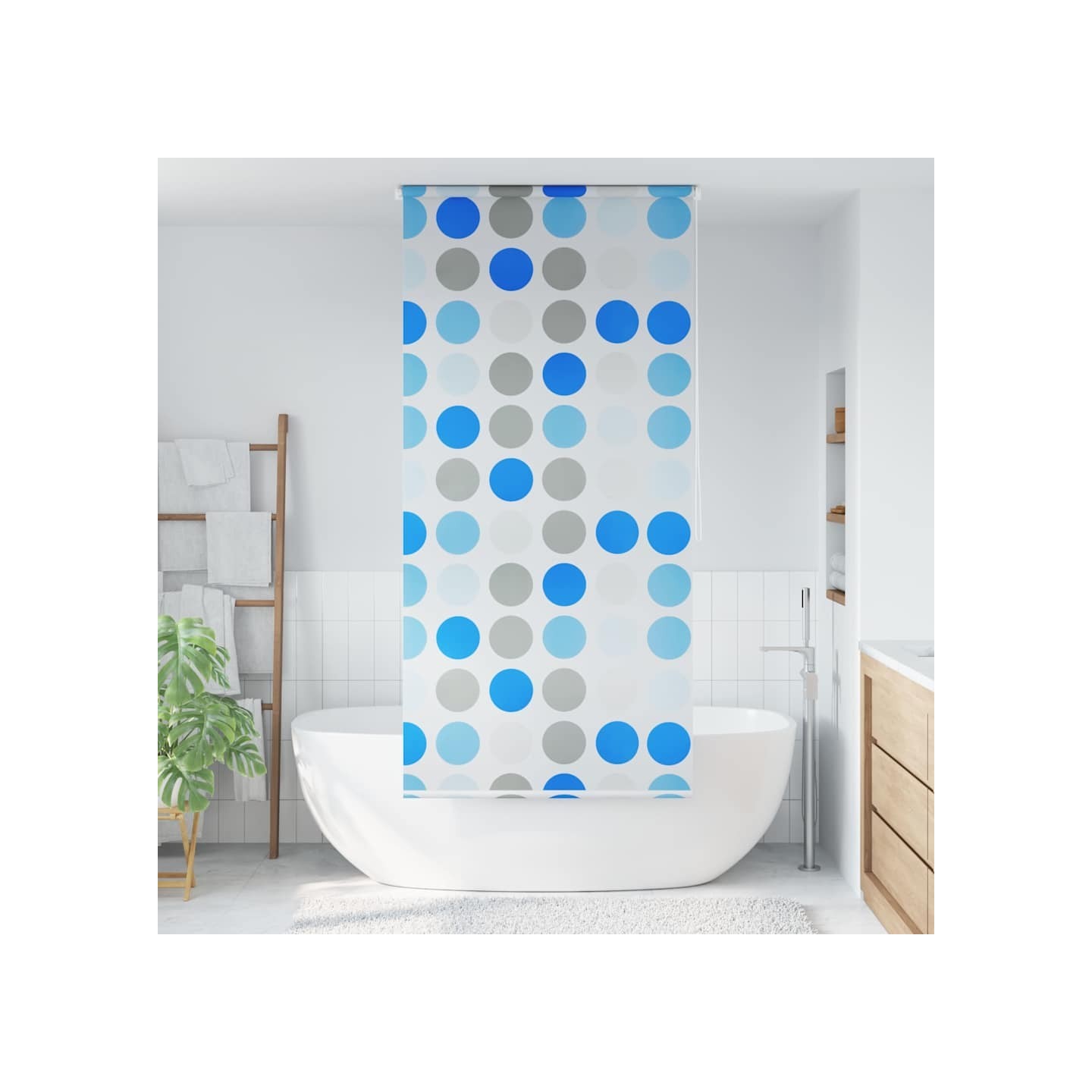 Store roulant de douche 100x240 cm Cercle