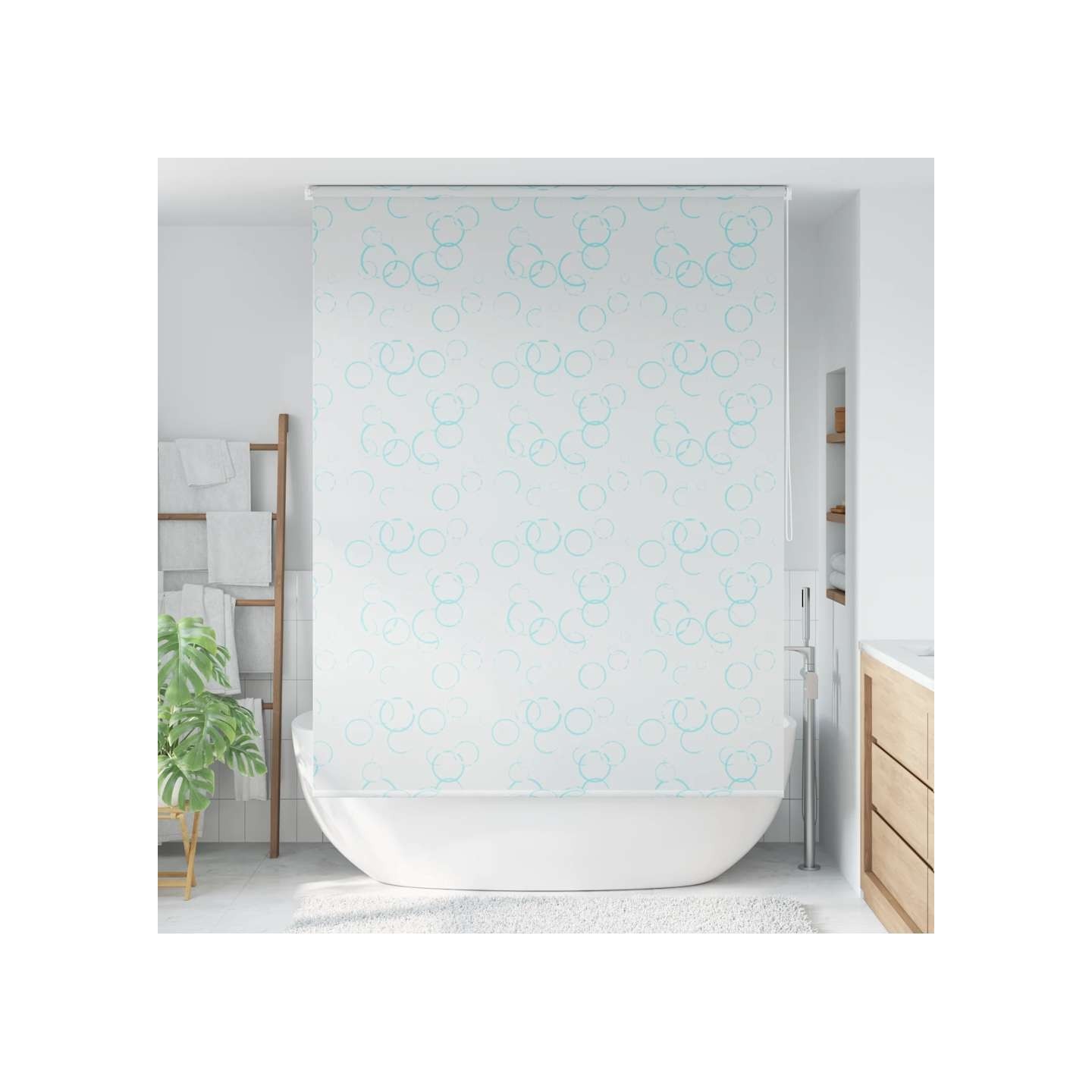 Store roulant de douche 140x240 cm Bulle
