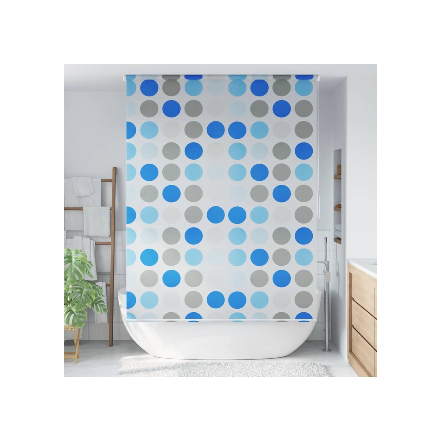 Store roulant de douche 140x240 cm Cercle