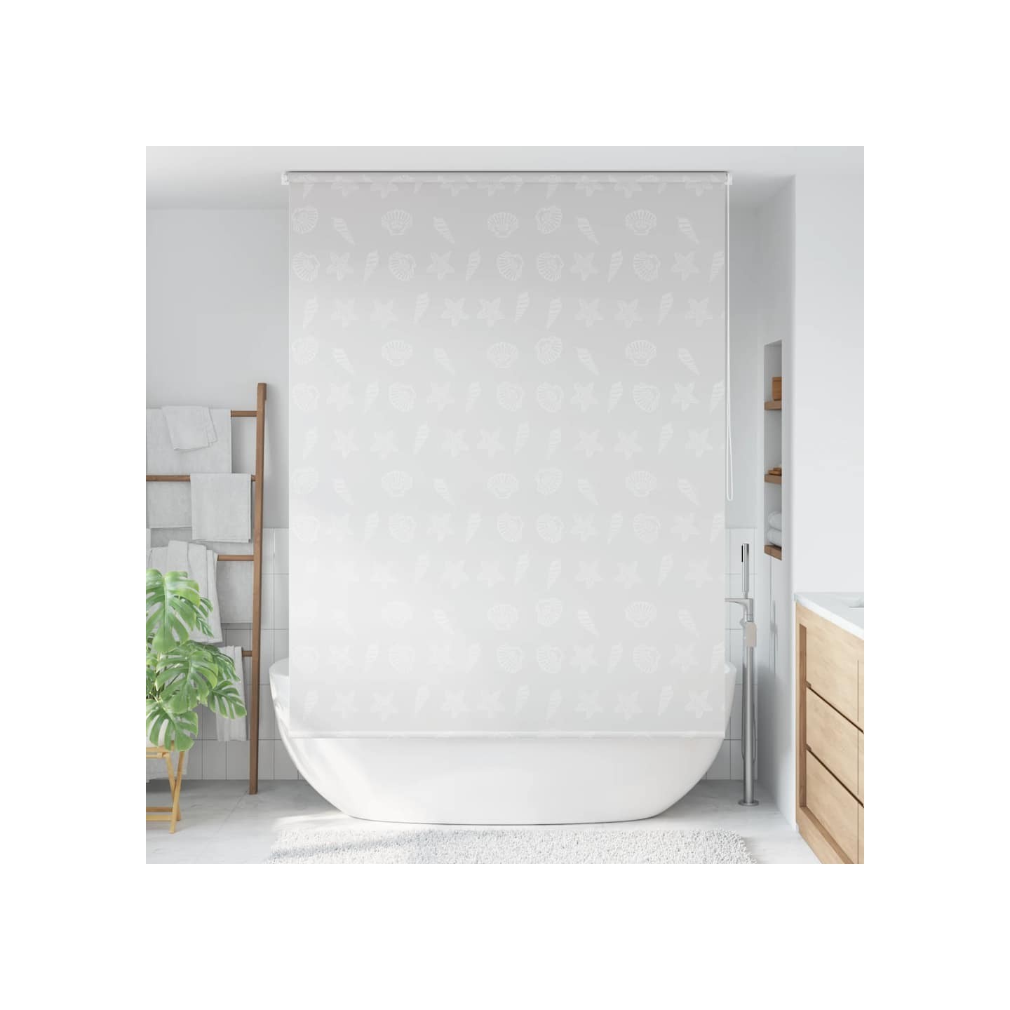 Store roulant de douche 160x240 cm Étoile de mer